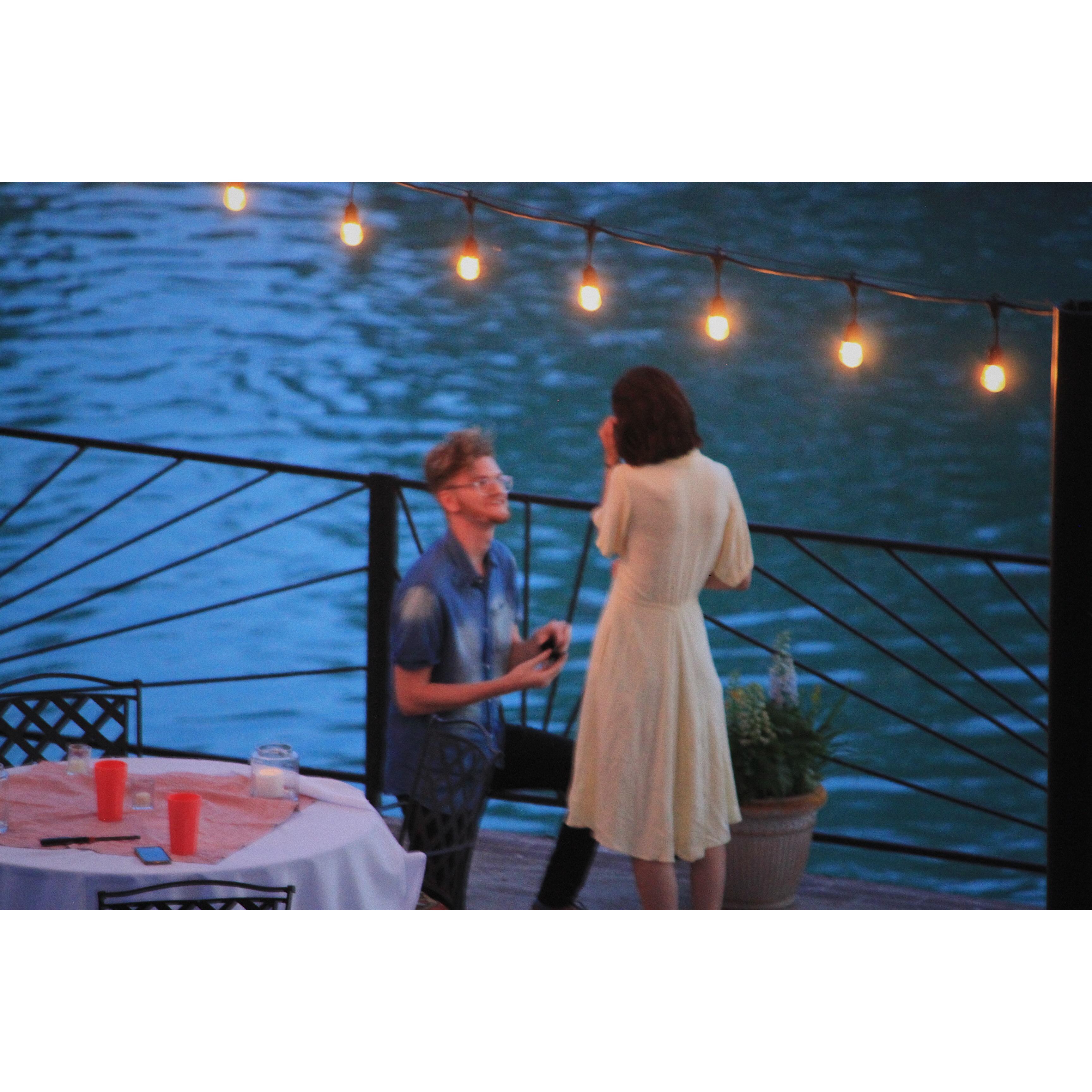 raw proposal footage!