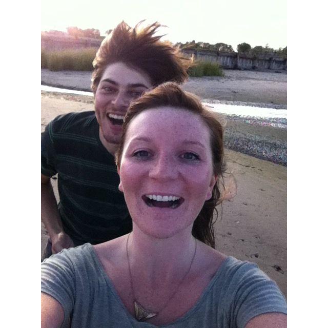 One of our many camping adventures- this one at a defunct airport in Queens NYC!