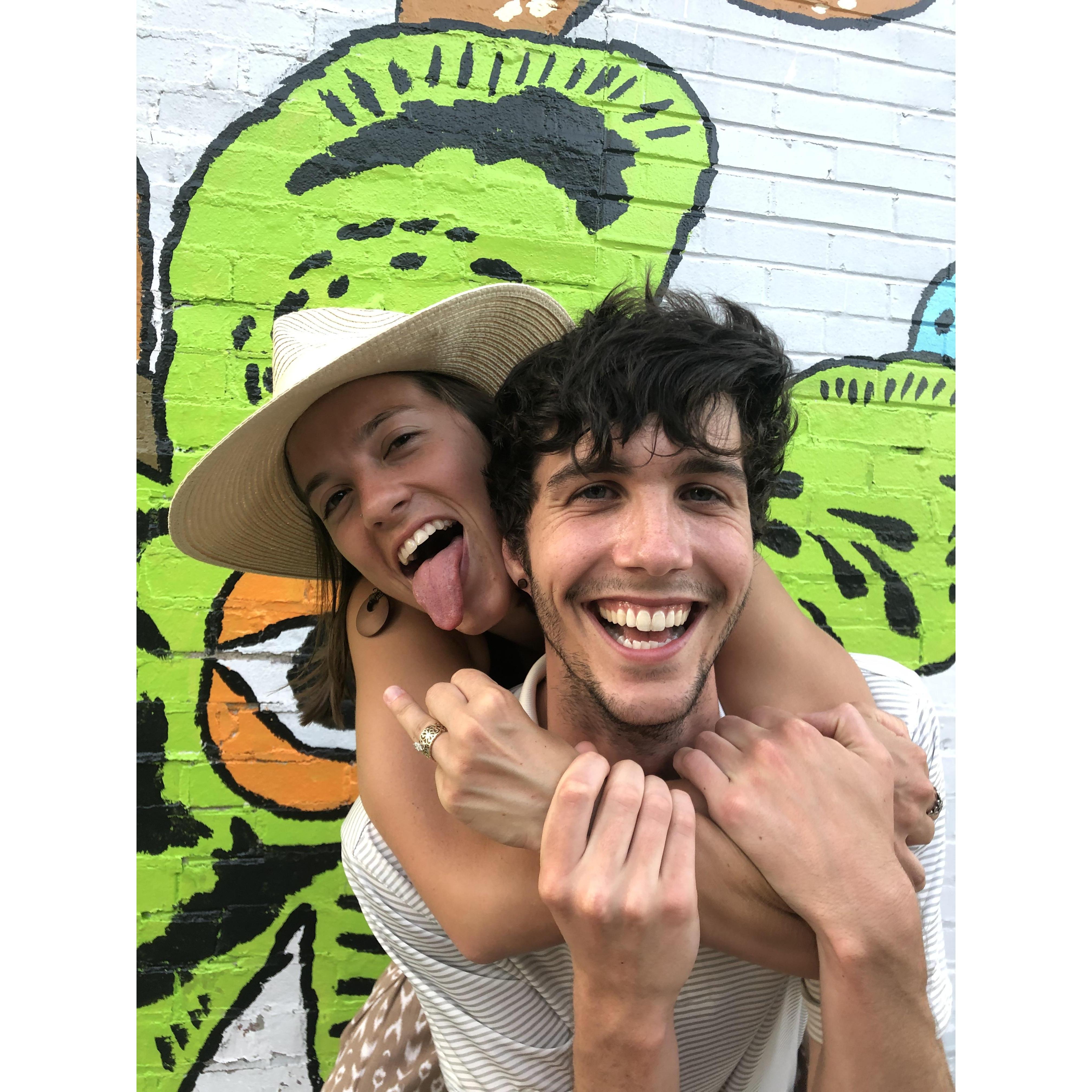 "We're engaged" Photo