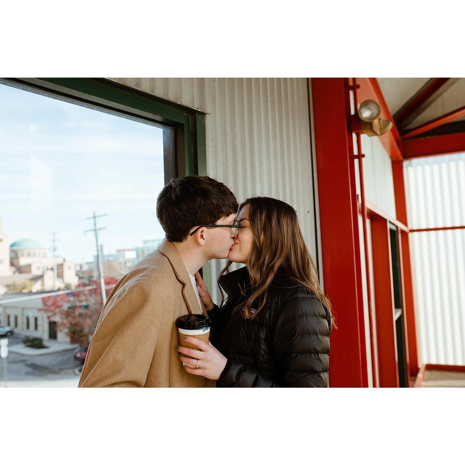Sometimes we kiss