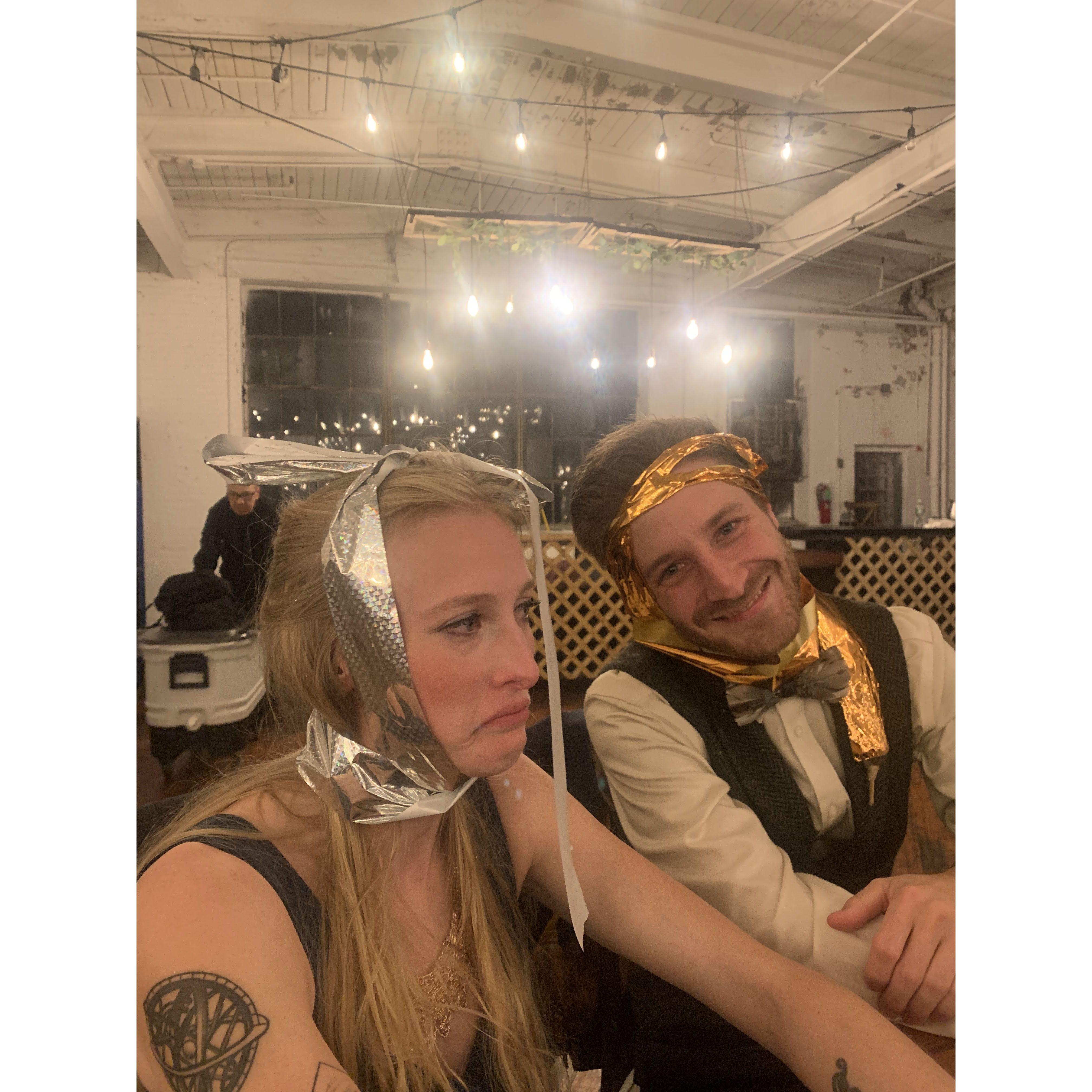 We accessorize nicely and with much elegance.