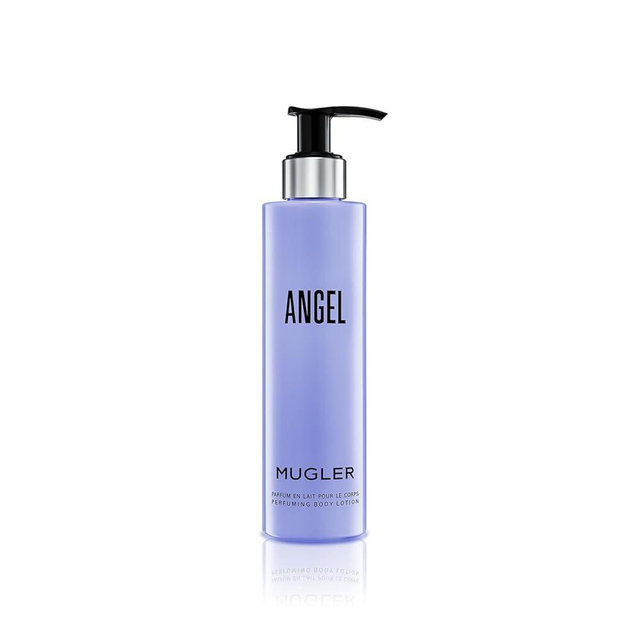 MUGLER Angel - Body Lotion - Floral & Woody - Women's Scented Moisturizer - With Peony, Praline, and Wood Accord- 6.7 Fl Oz