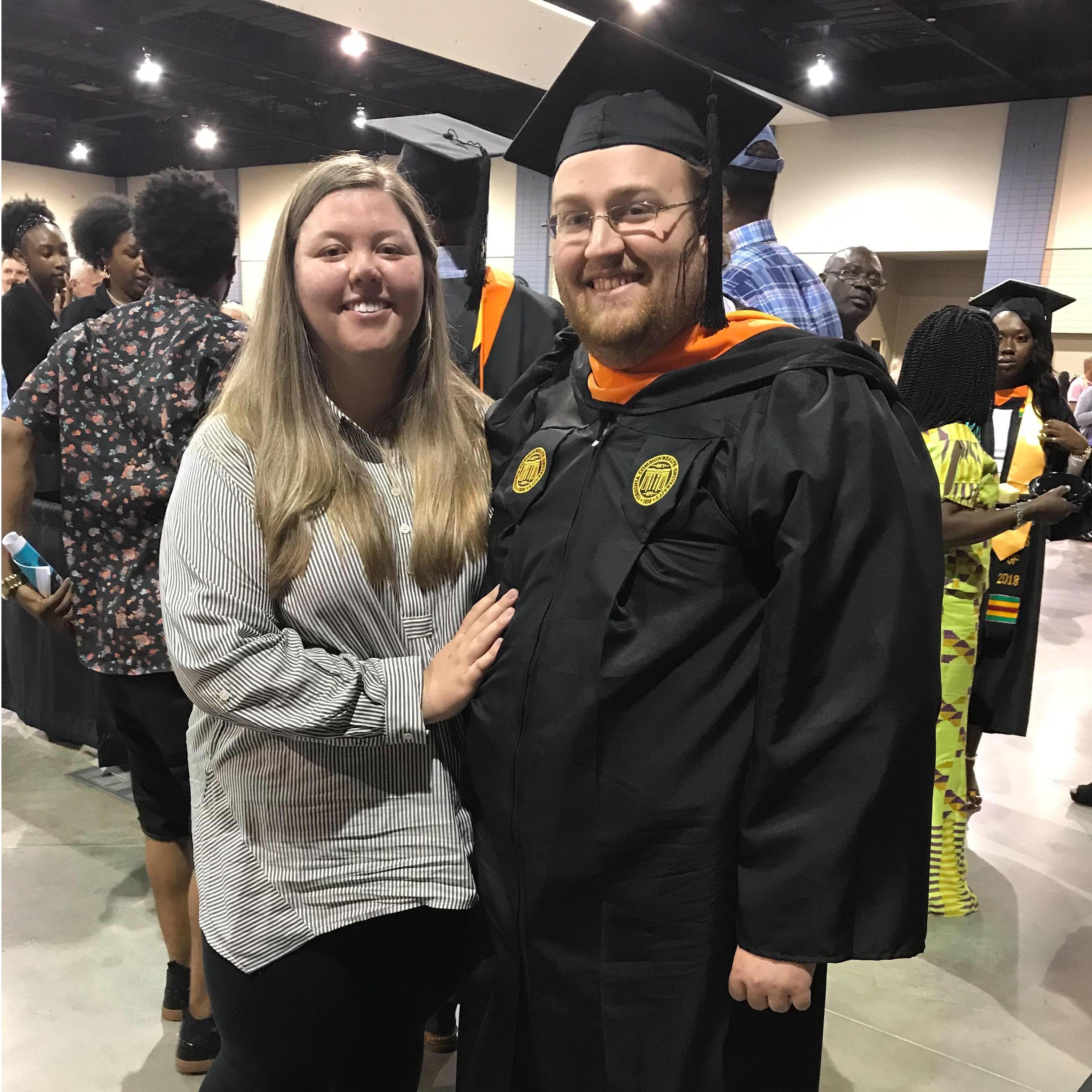 His college graduation!