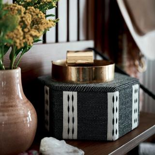 Koba Woven Hexagon Box