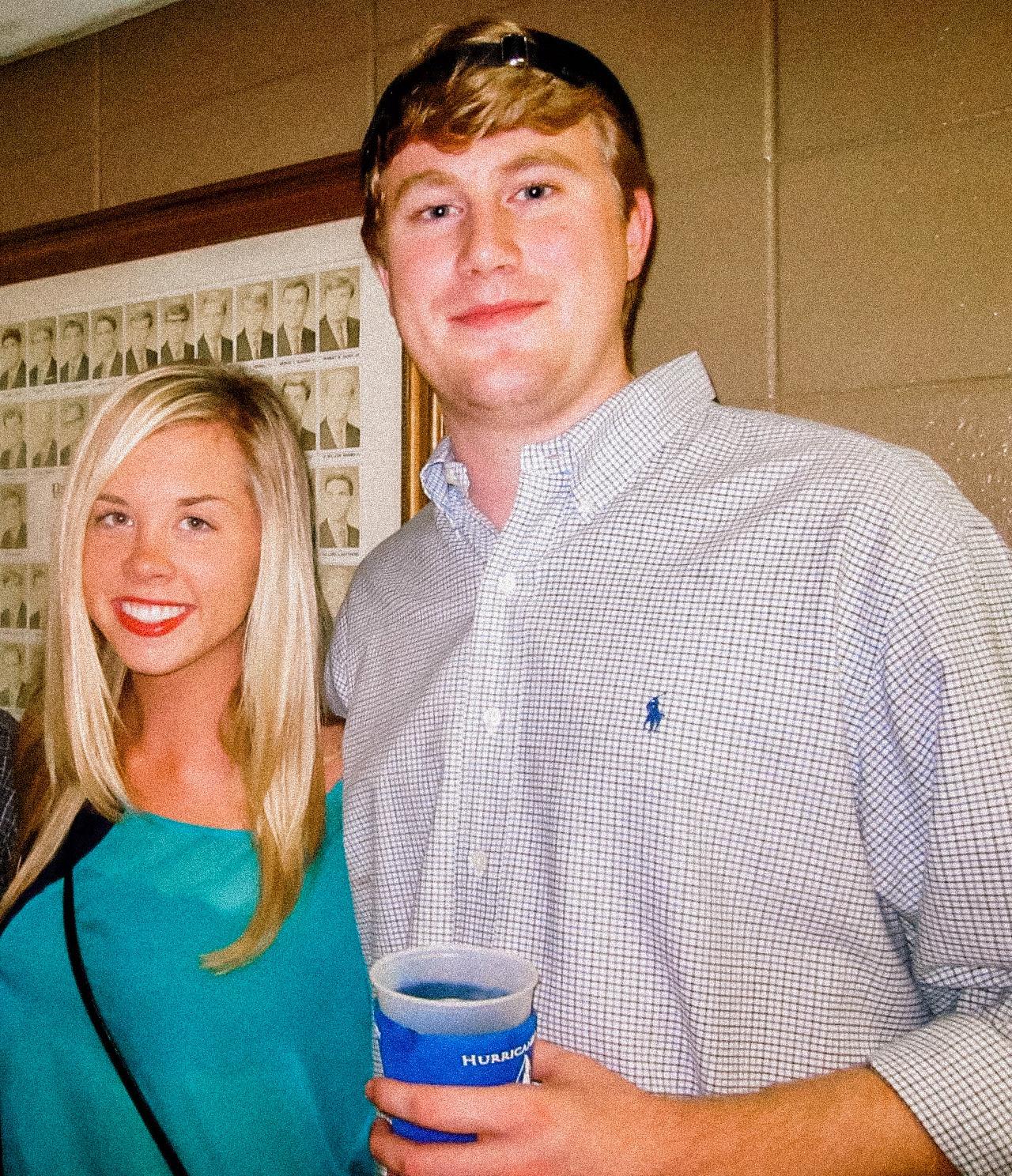 Our one and only picture from college