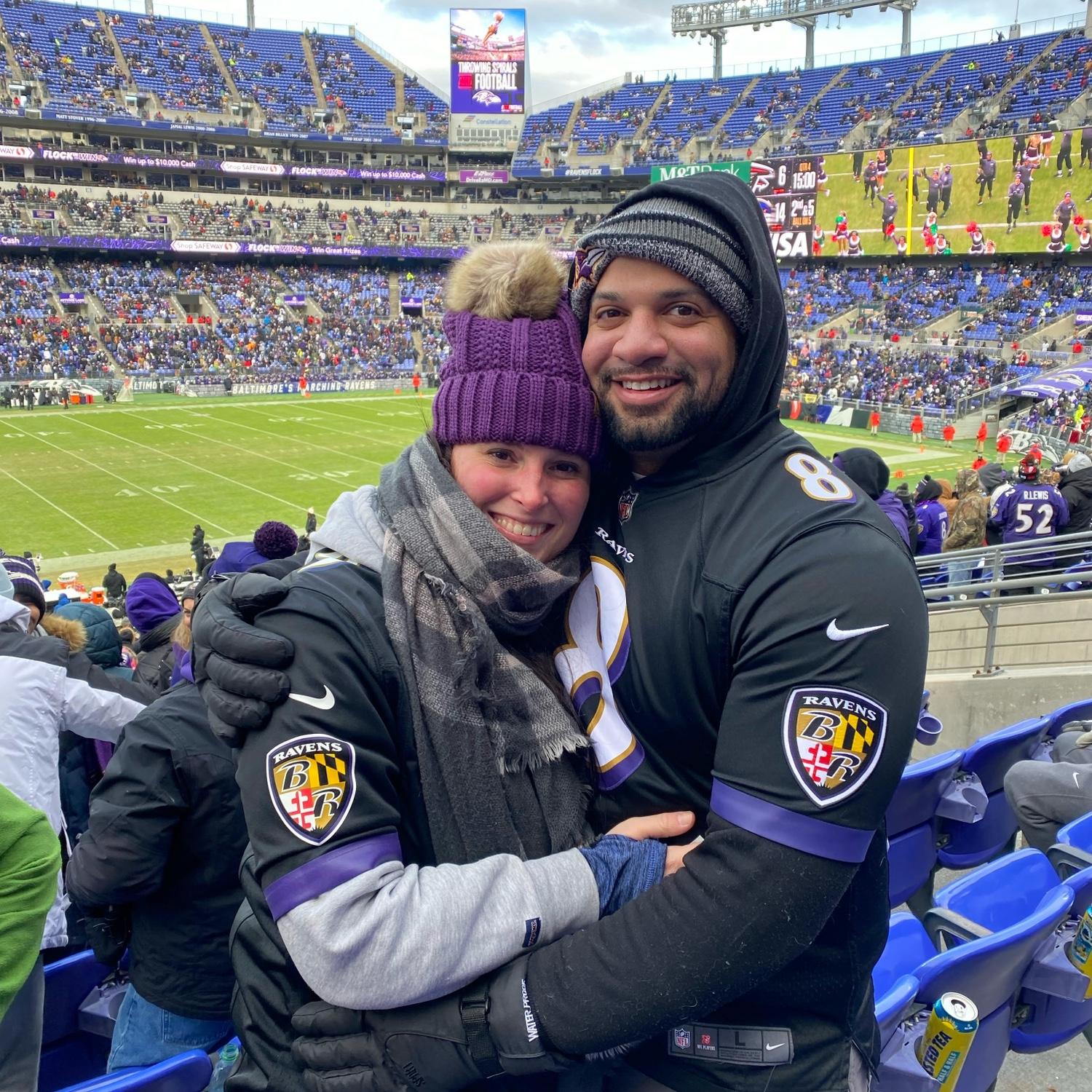 First Ravens game together