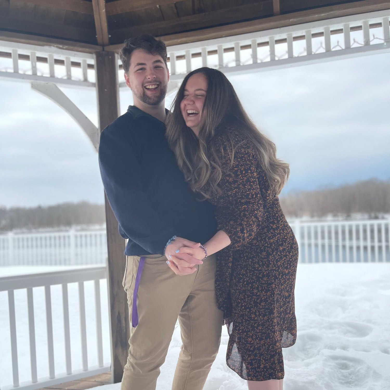 About 1 month into our relationship outside of Oswego