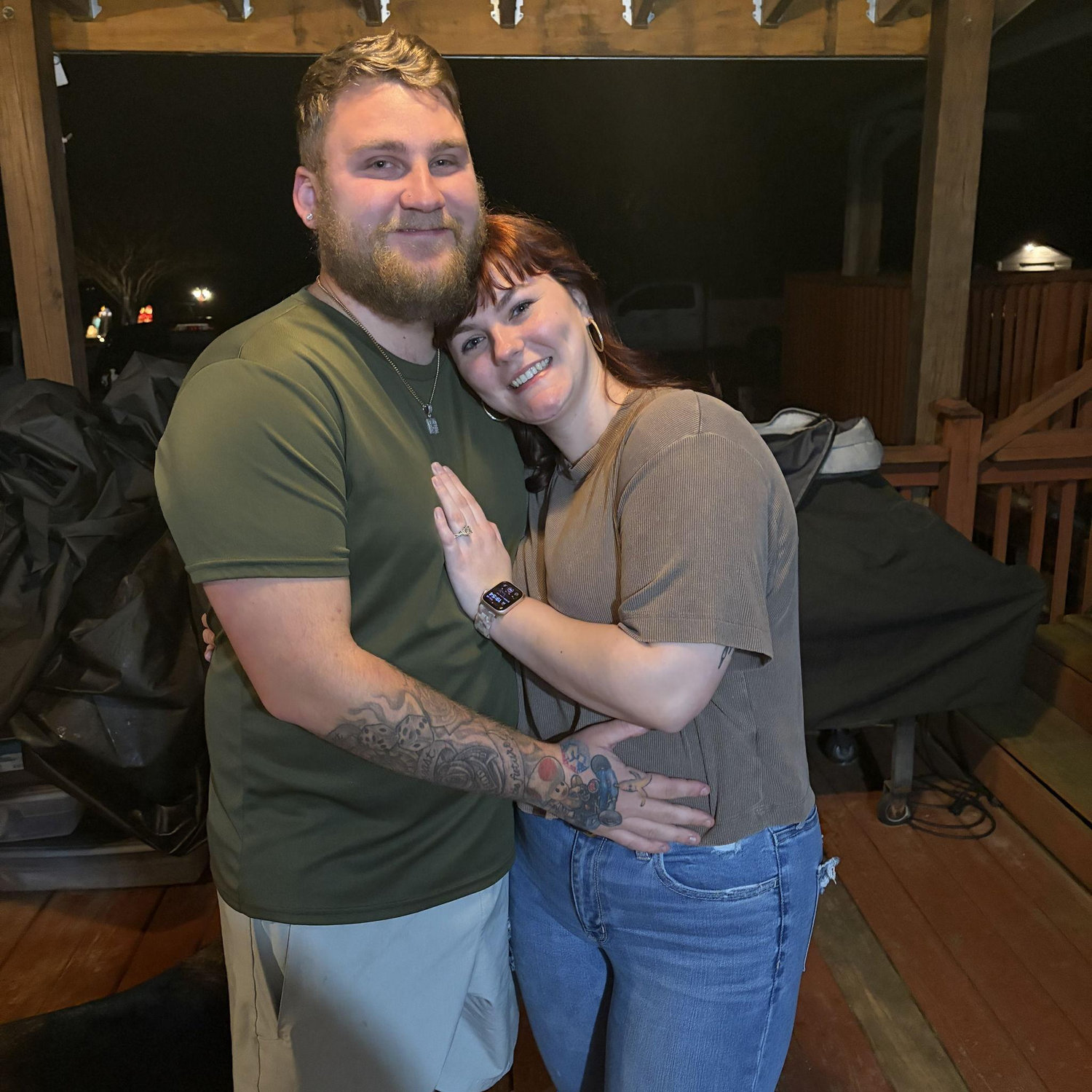Right after Brandon proposed