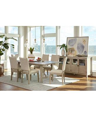 Parker Dining Furniture, 7-Pc. Set (Table & 6 Side Chairs), Created for Macy's