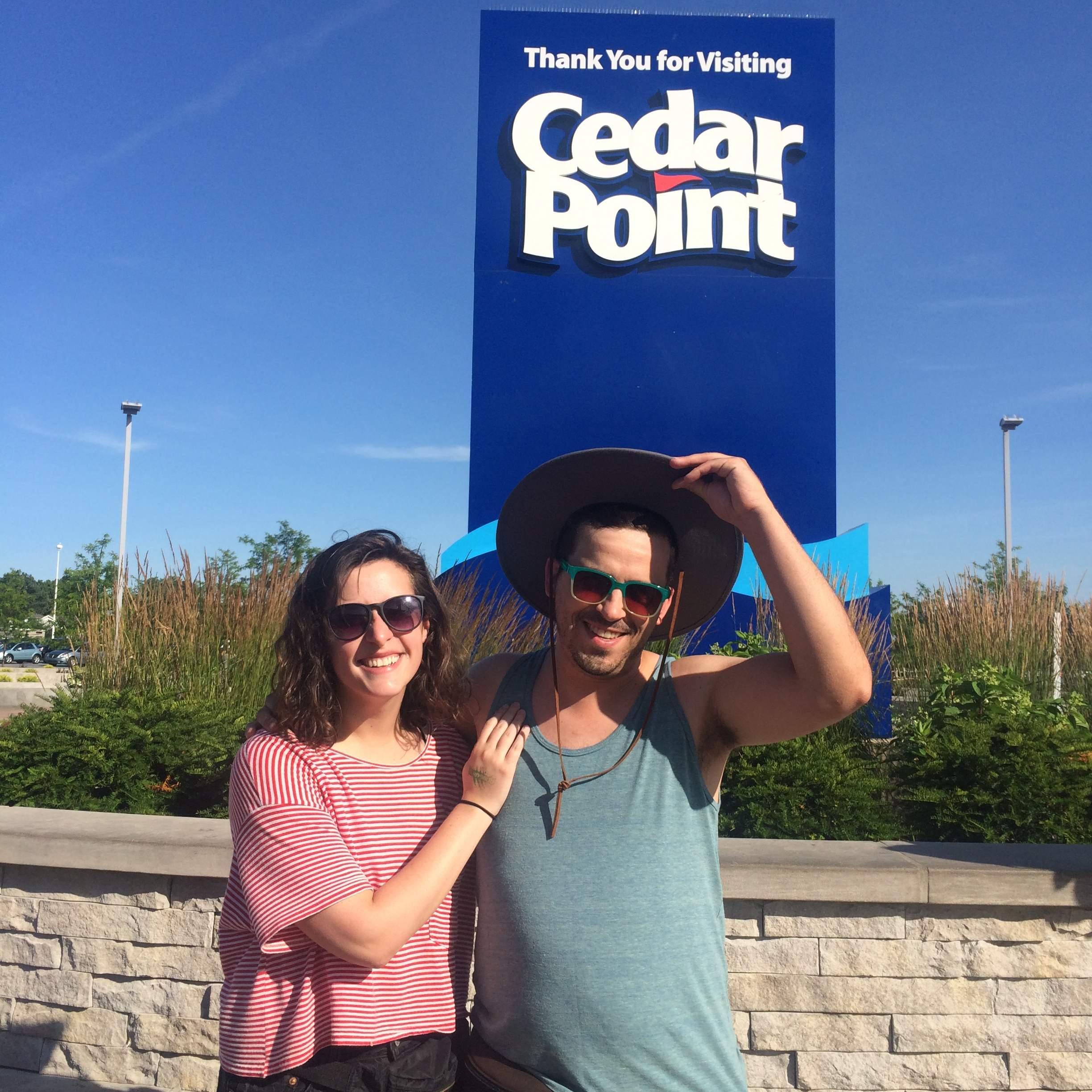 a couple of real THRILL SEEKIN 'COASTER HEADS in ohio, summer 2016