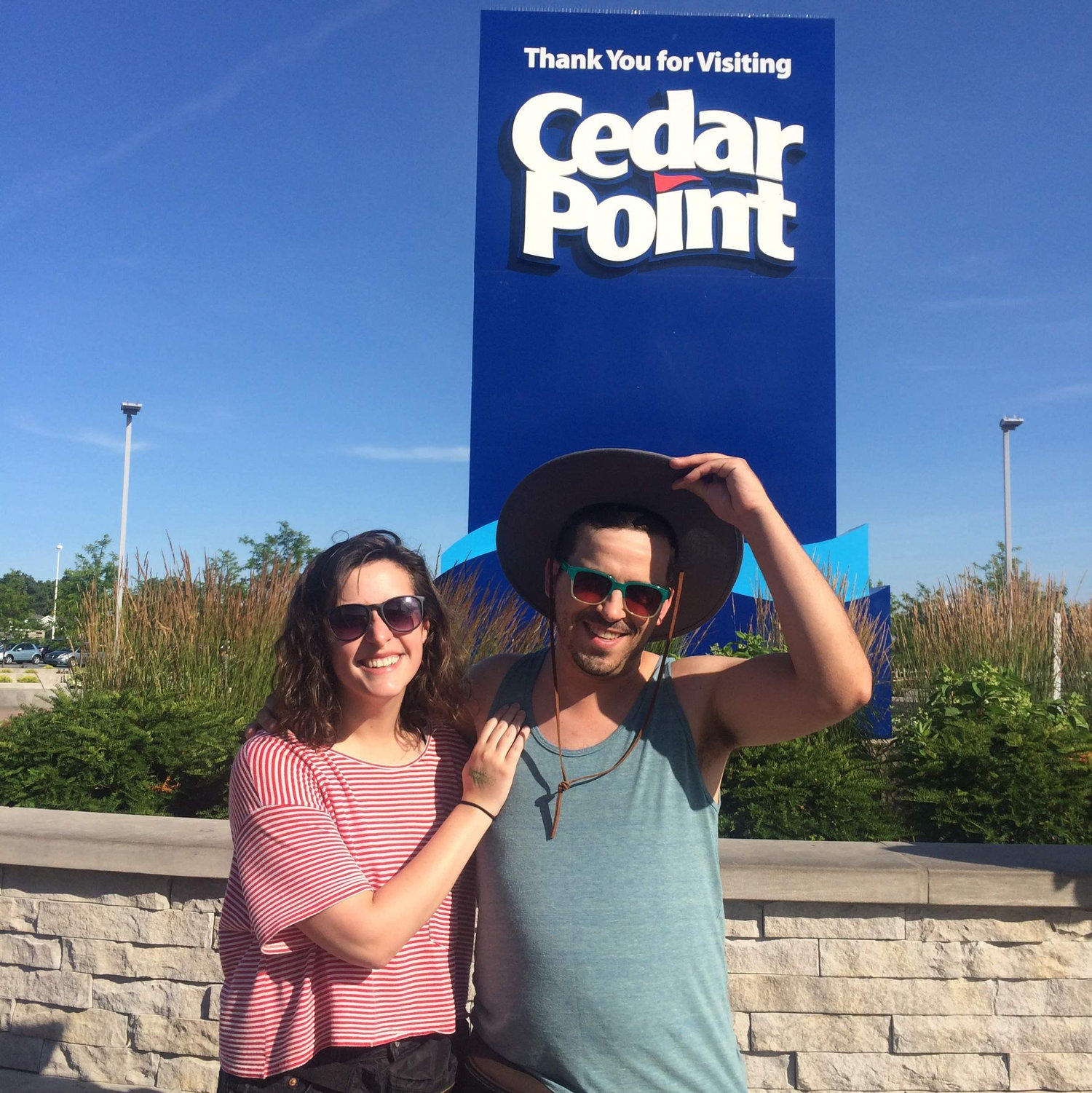 a couple of real THRILL SEEKIN 'COASTER HEADS in ohio, summer 2016