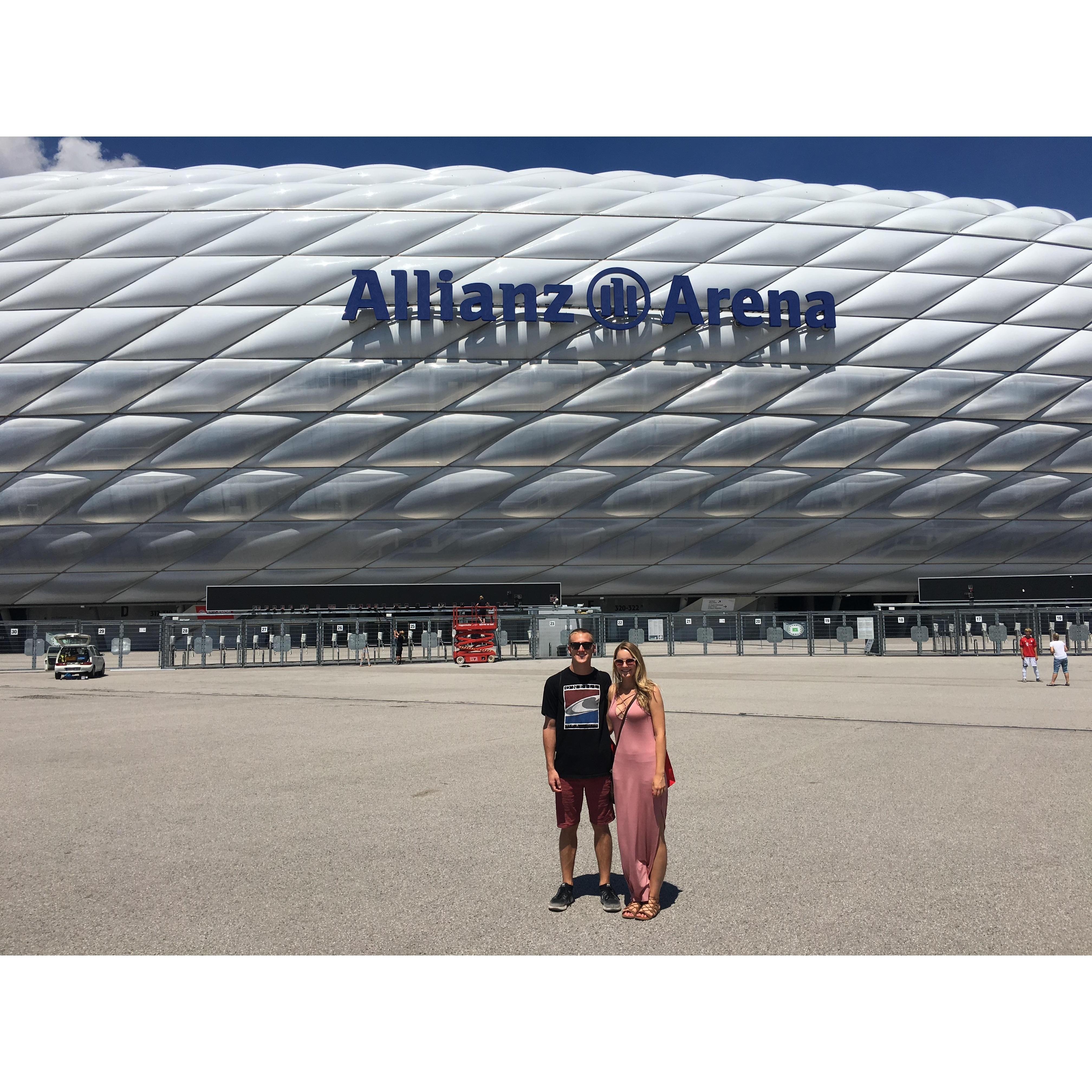 Bayern Munchen stadium!