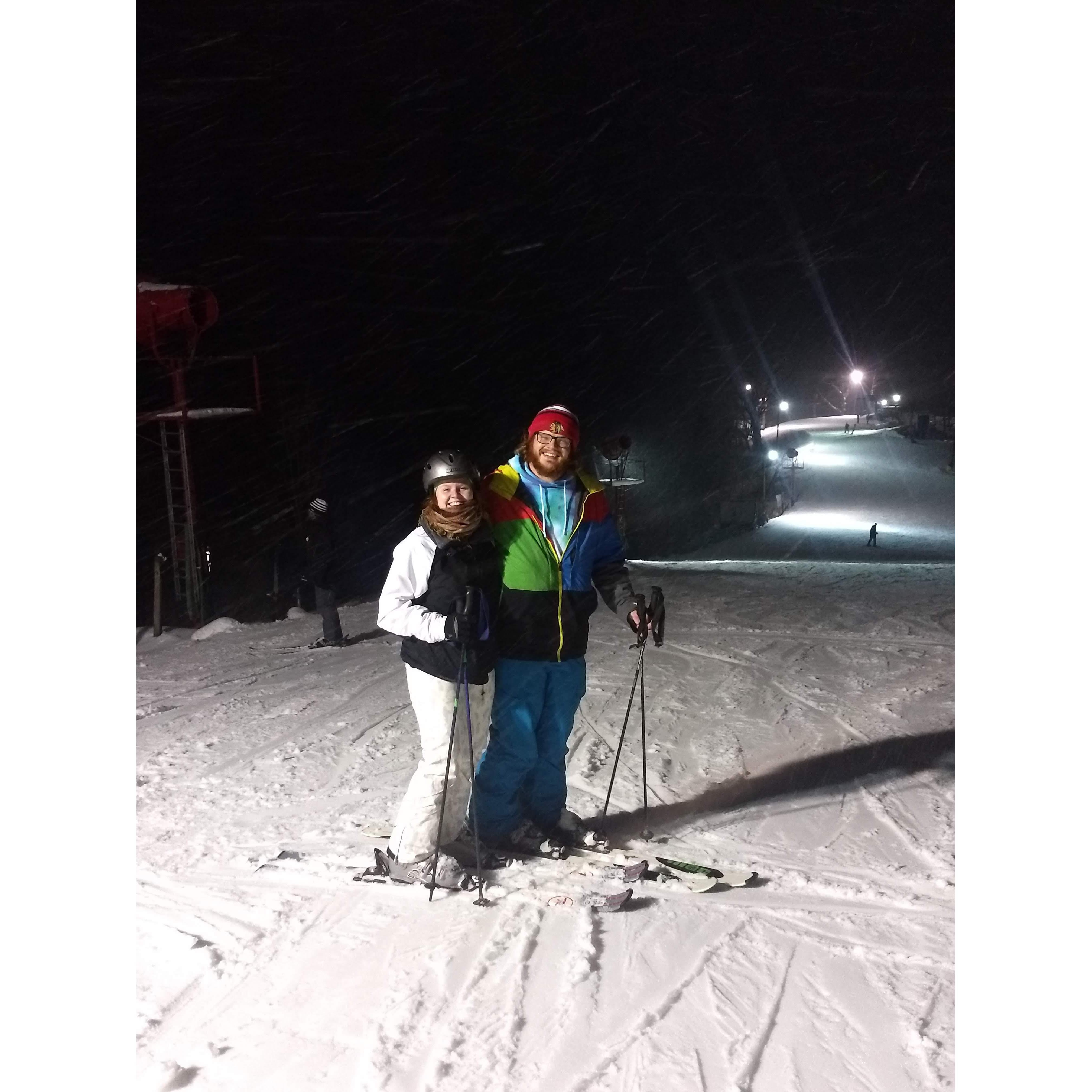 Skiing at Alpine Valley!