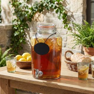 Rustic Country Glass Beverage Dispenser