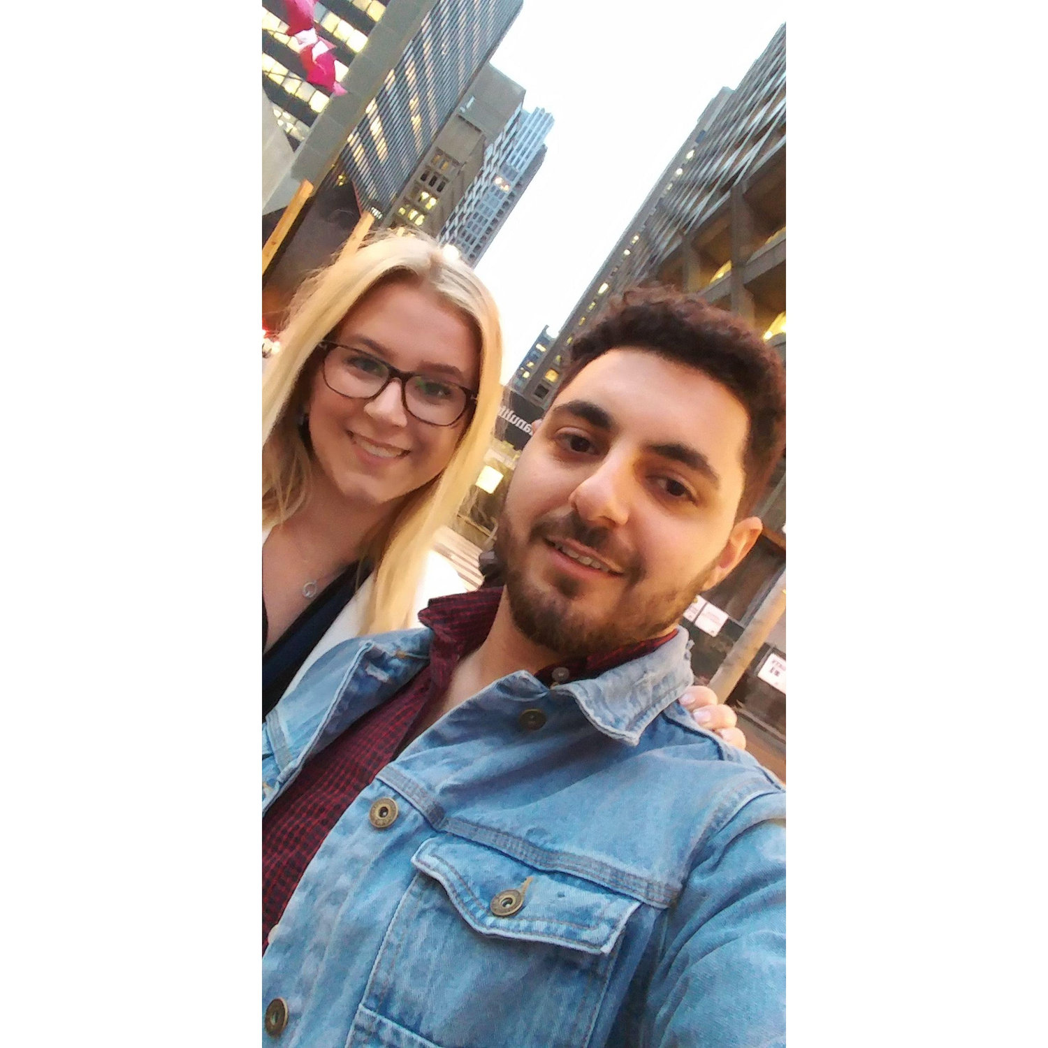 The first trip we ever took together, one of our many weekends spent in Toronto.