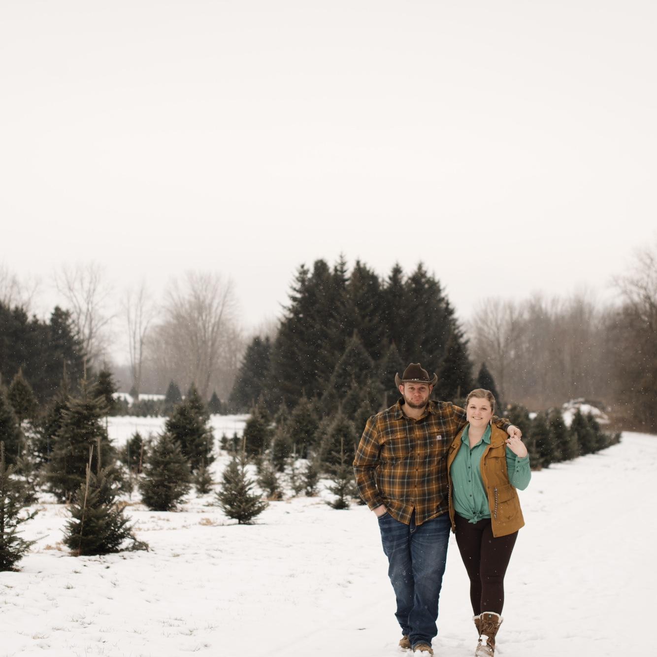 Winter Wonderland Engagement Shoot