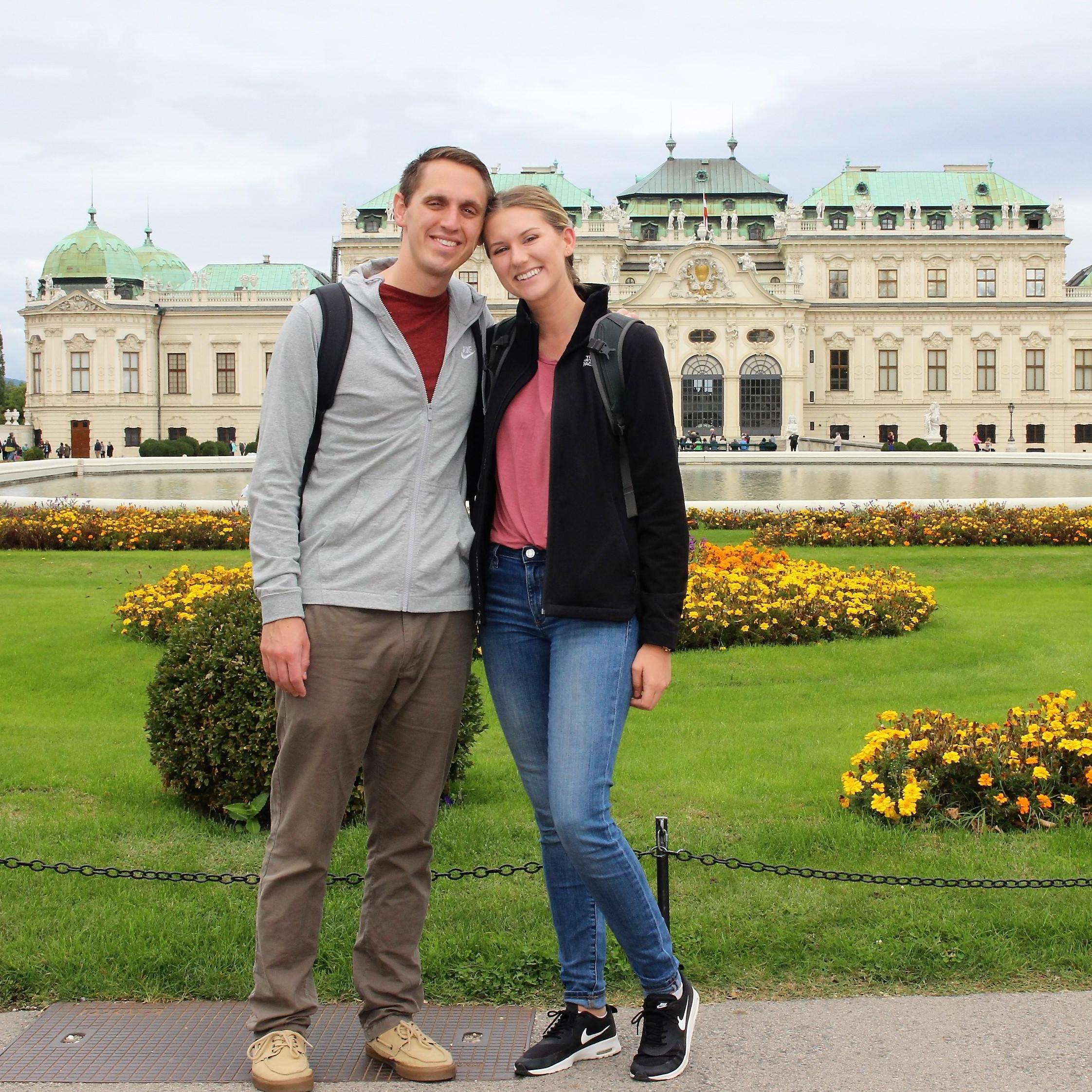 The Belvedere Palace in Vienna, Austria