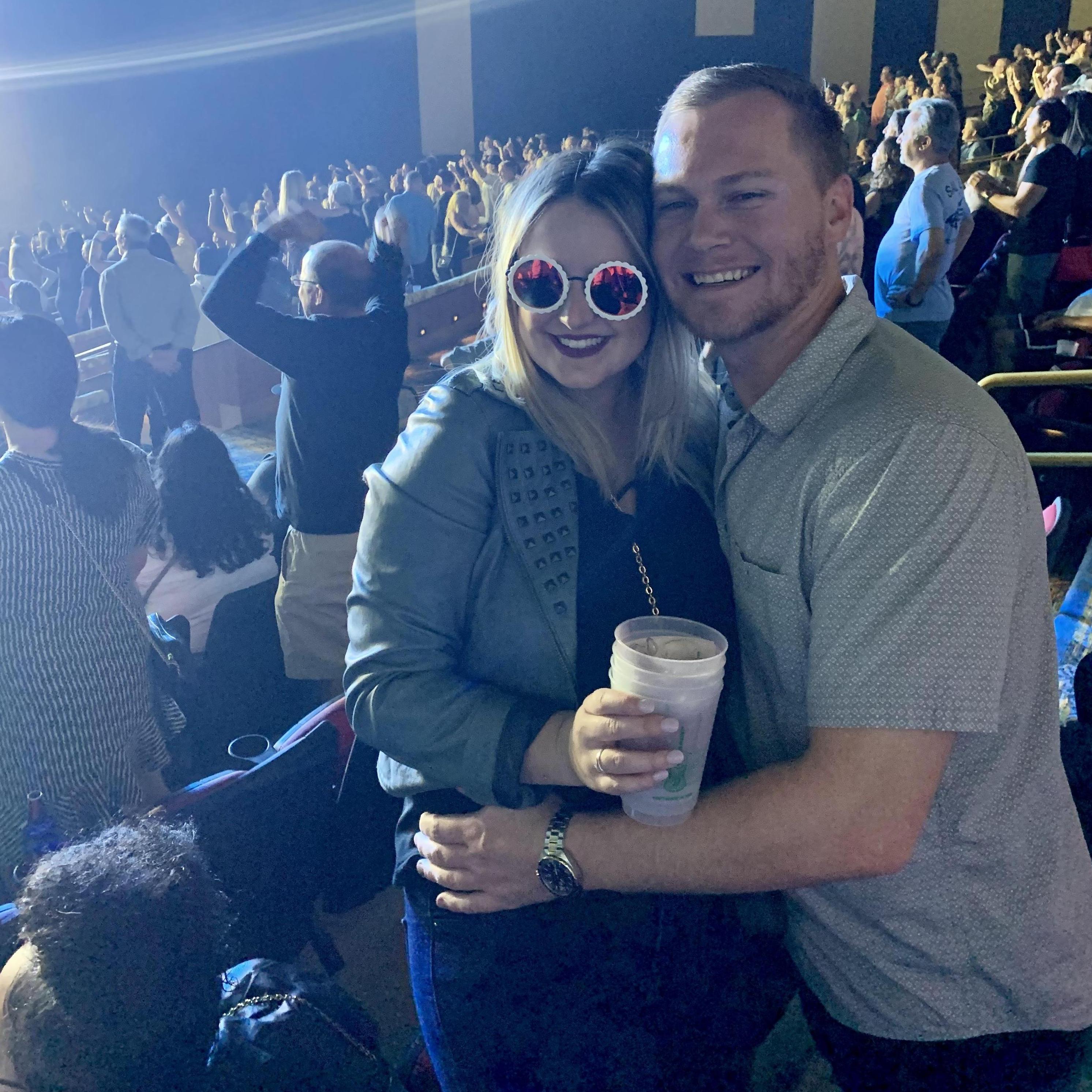 One of many incredible concerts together.