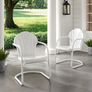 Tulip Retro Outdoor Chair, Set of 2