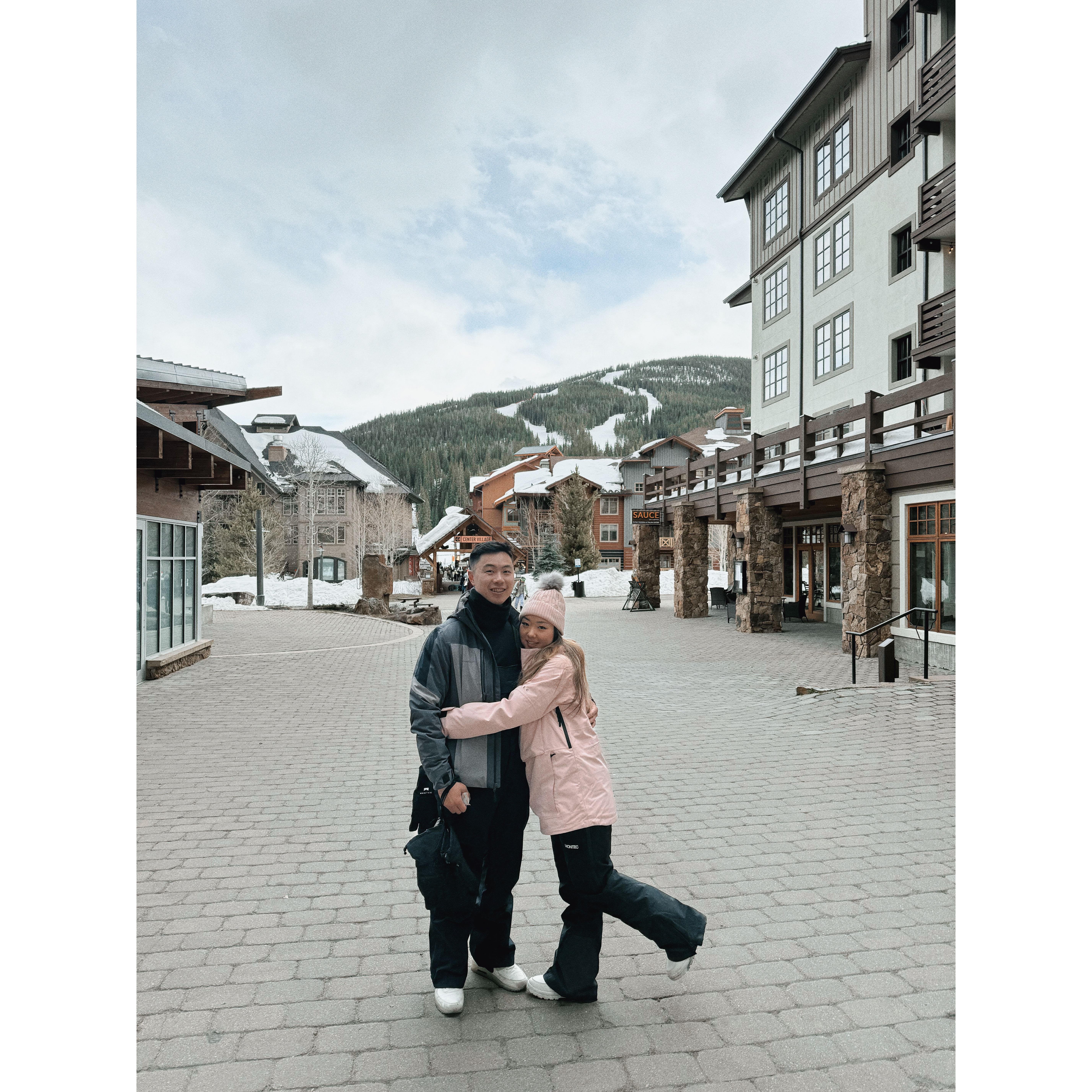 2024 - Our first snowboarding trip together