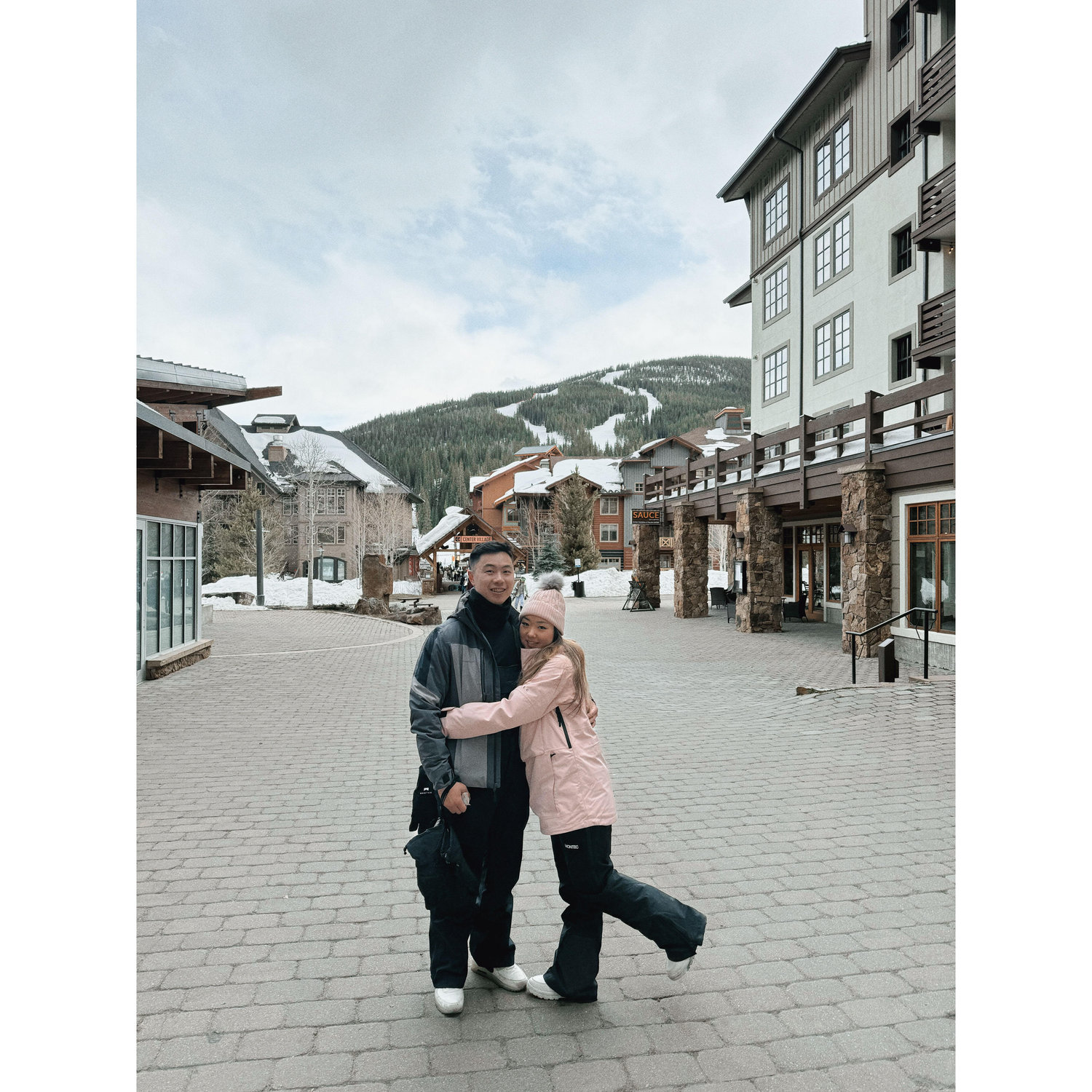 2024 - Our first snowboarding trip together