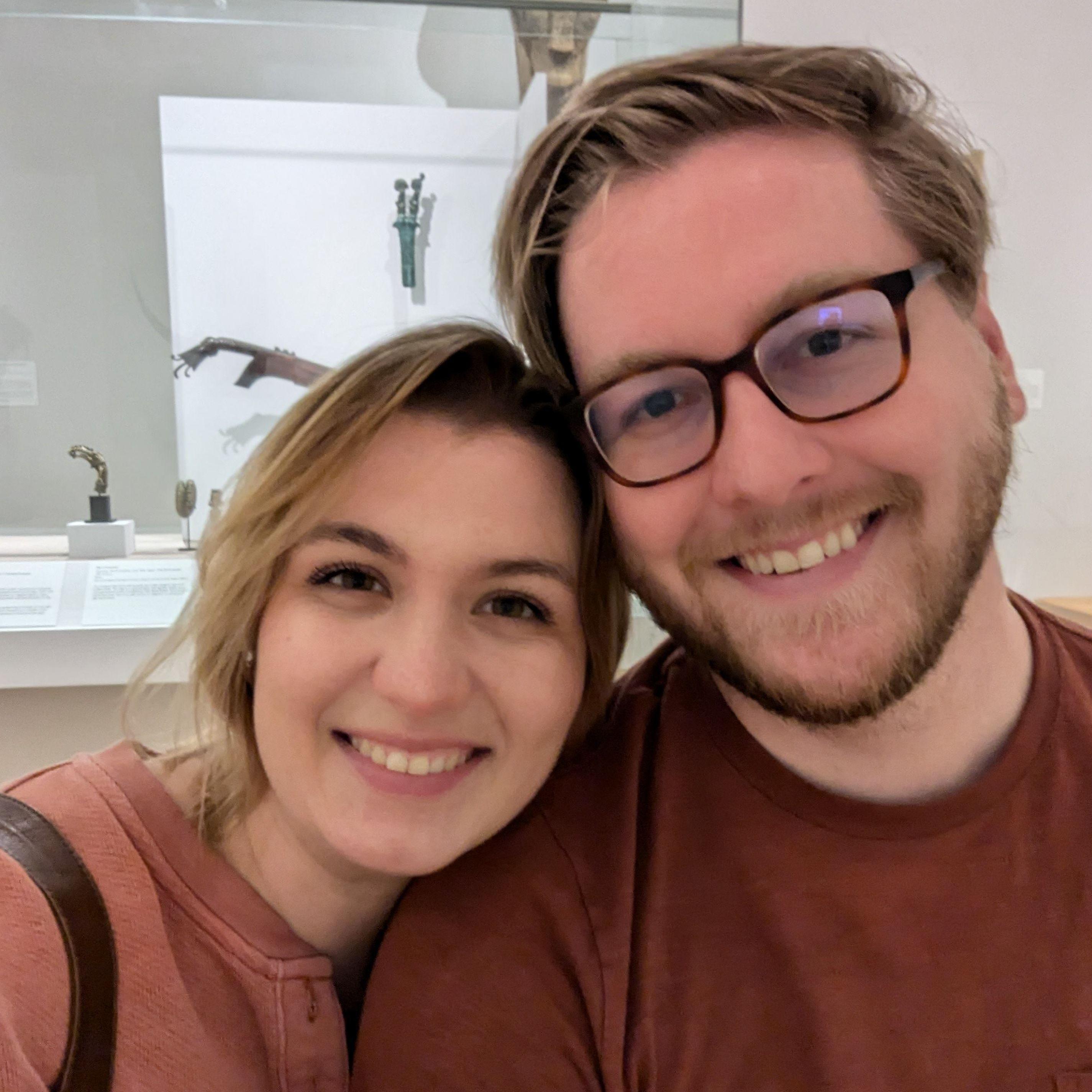 Checking out some cool artwork at the Dallas Art Museum!
