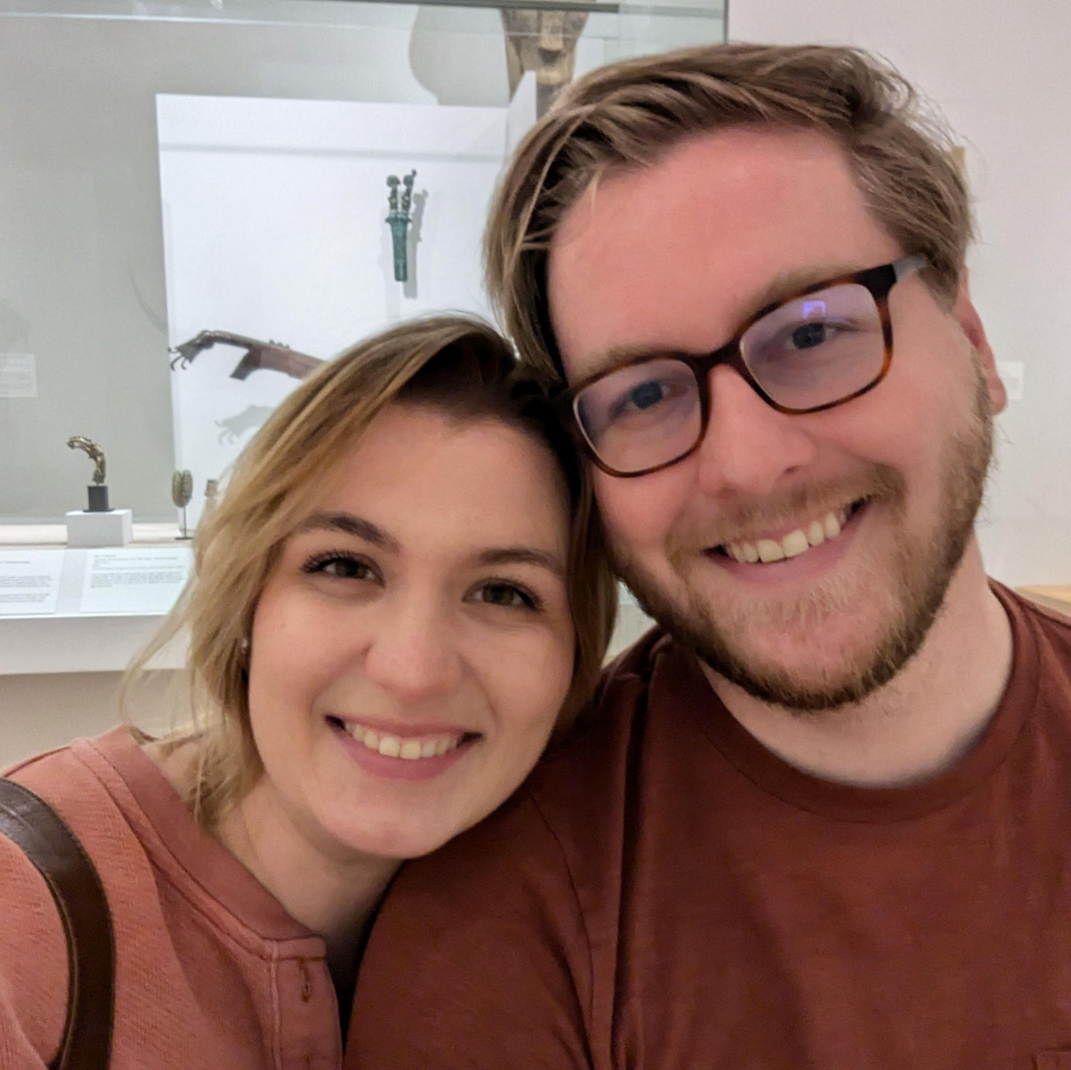 Checking out some cool artwork at the Dallas Art Museum!
