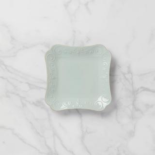 French Perle Square Dinner Plate