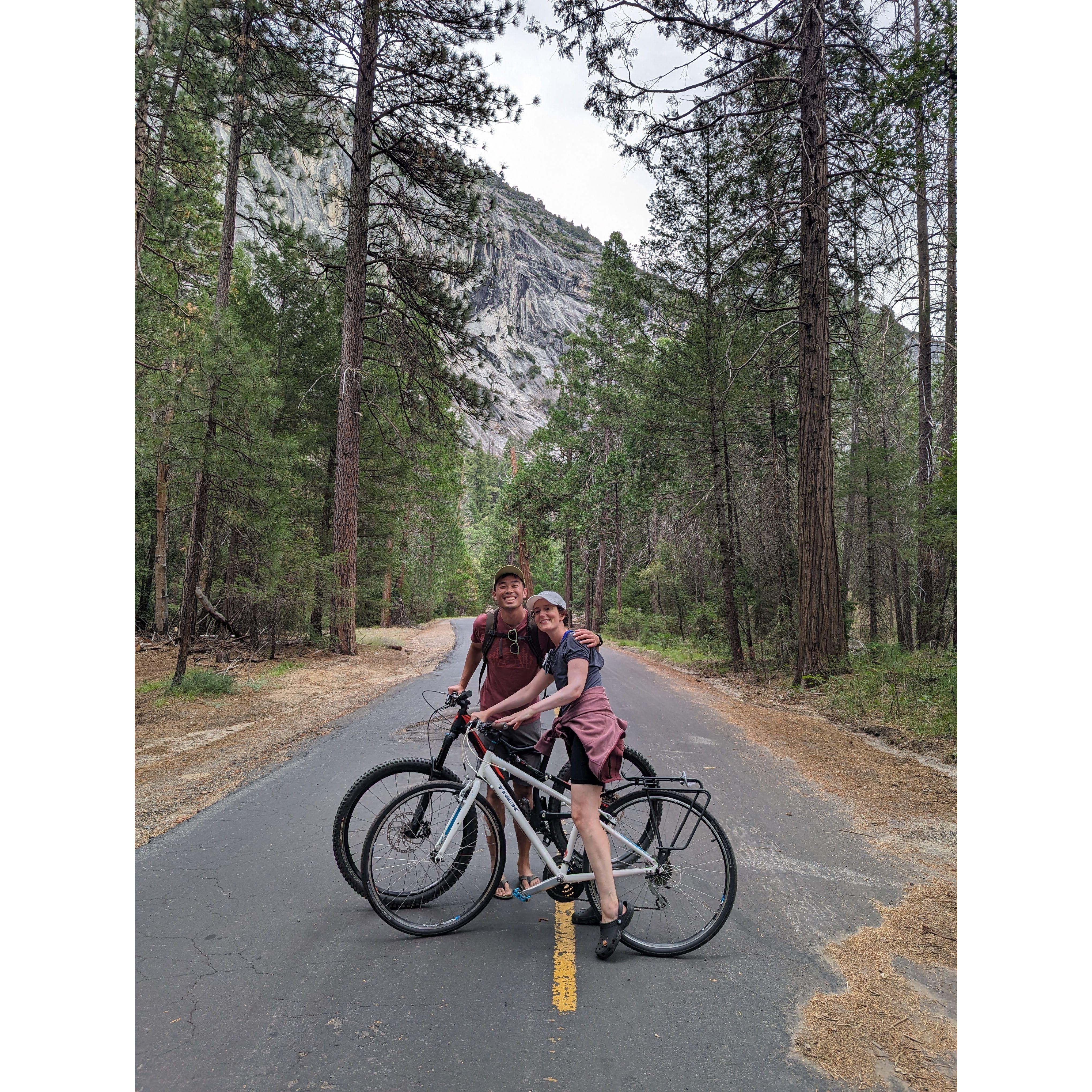 You know Erika is in love when she agrees to go on a bike ride.
