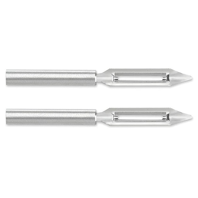 Rada Cutlery Regular Vegetable Peeler, with Aluminum Handle, 2 Pack