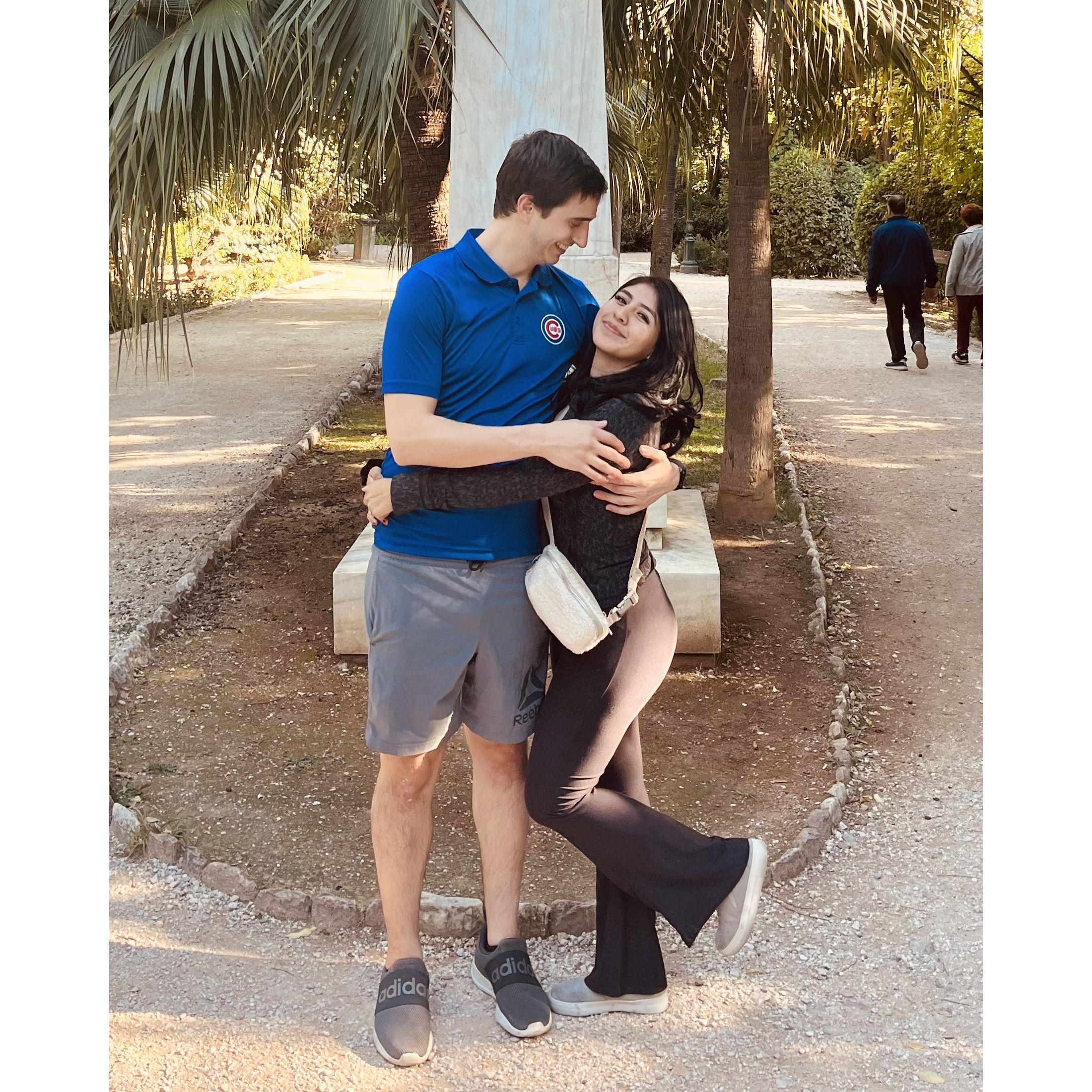 Just two hearts, one hold, and infinite love