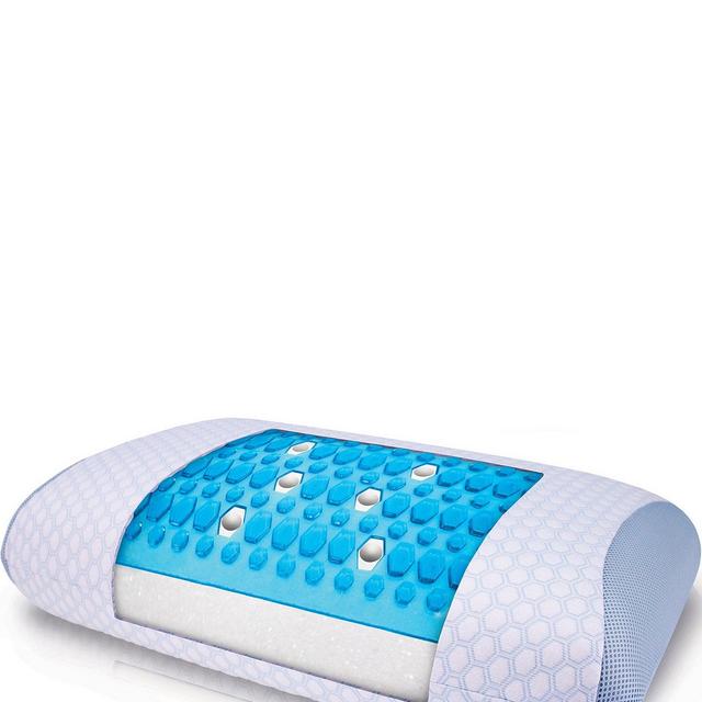 SensorpedicSensorCOOL Dual Sided Gusseted Memory Foam Pillow with Gel Overlay