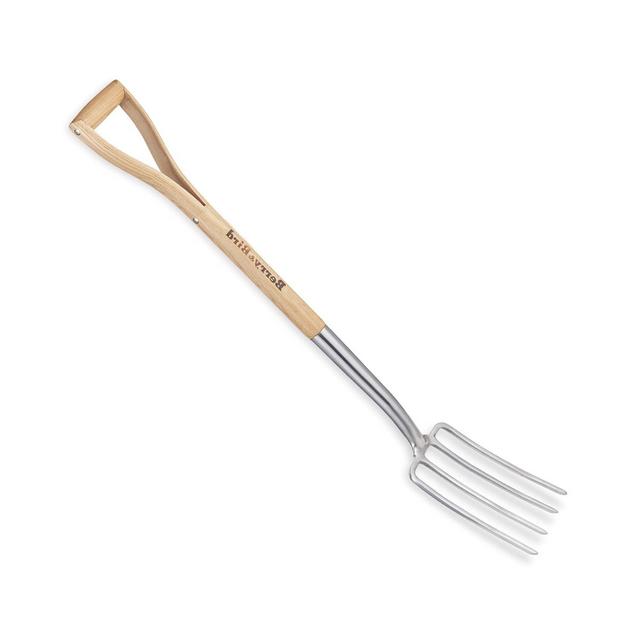 Berry&Bird Gardening Digging Fork, 4-Tine Stainless Steel