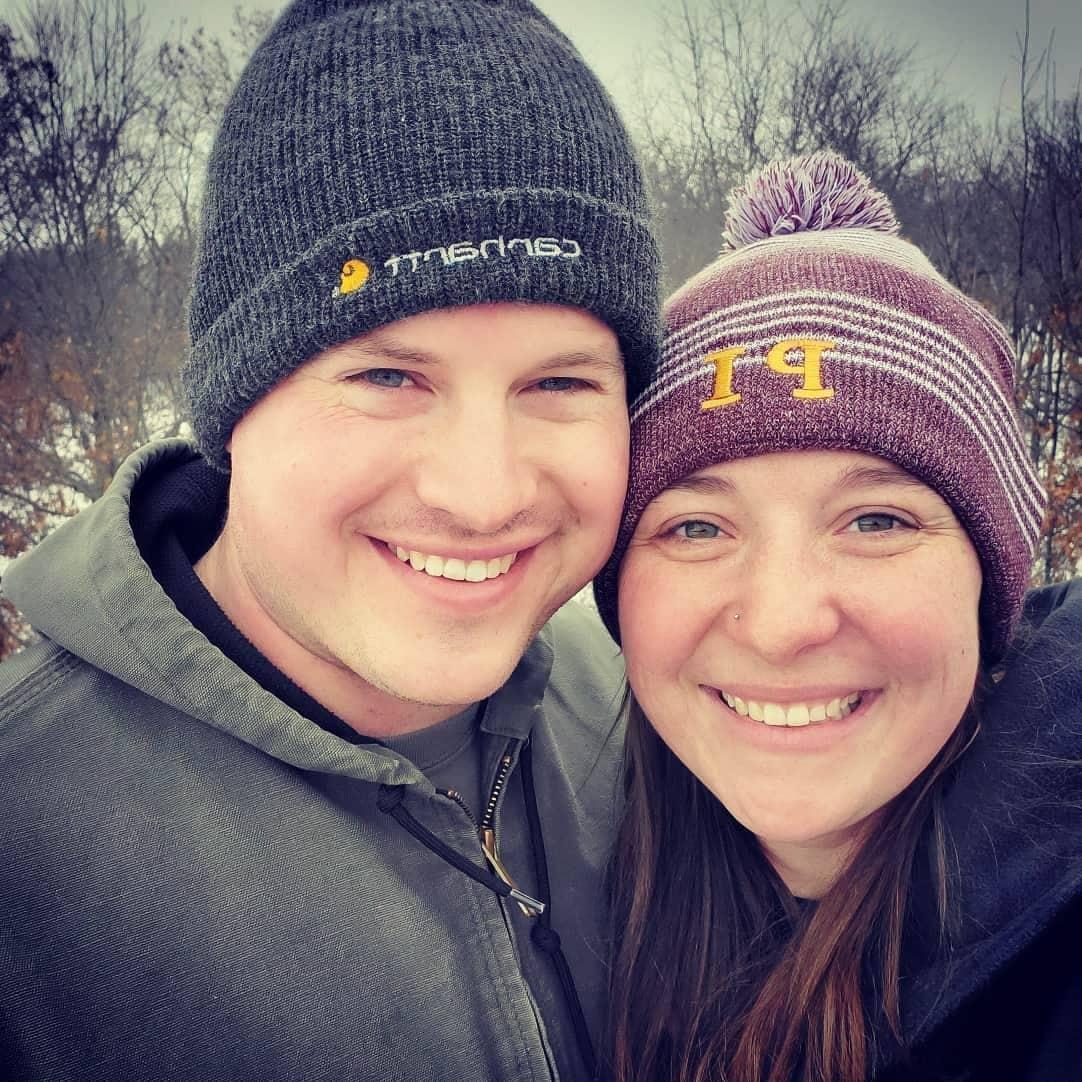 The first of many snowshoe adventures together!