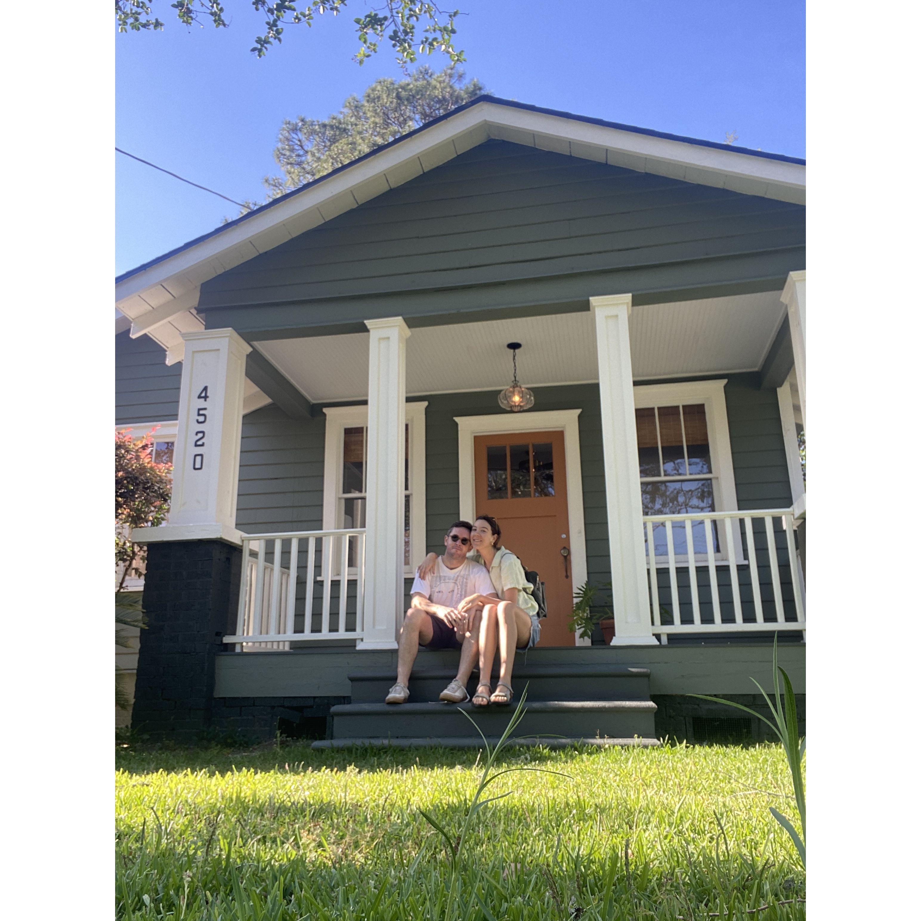 Proud progress at our first house together!