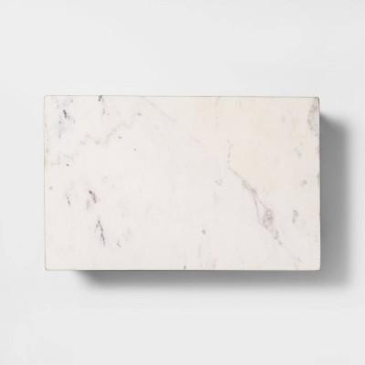13.4" x 8.4" x 4.1" Marble Serving Stand Gold - Project 62™