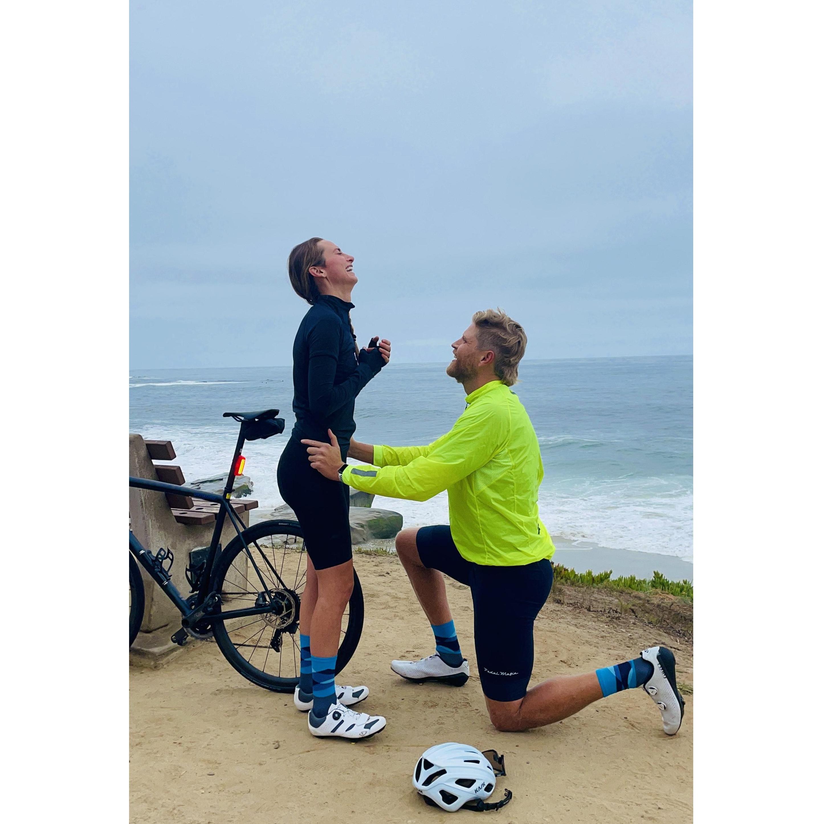 7/4/2020 - This is Windansea Beach, where Ricky asked Meg to be his wife....she said yes 💍