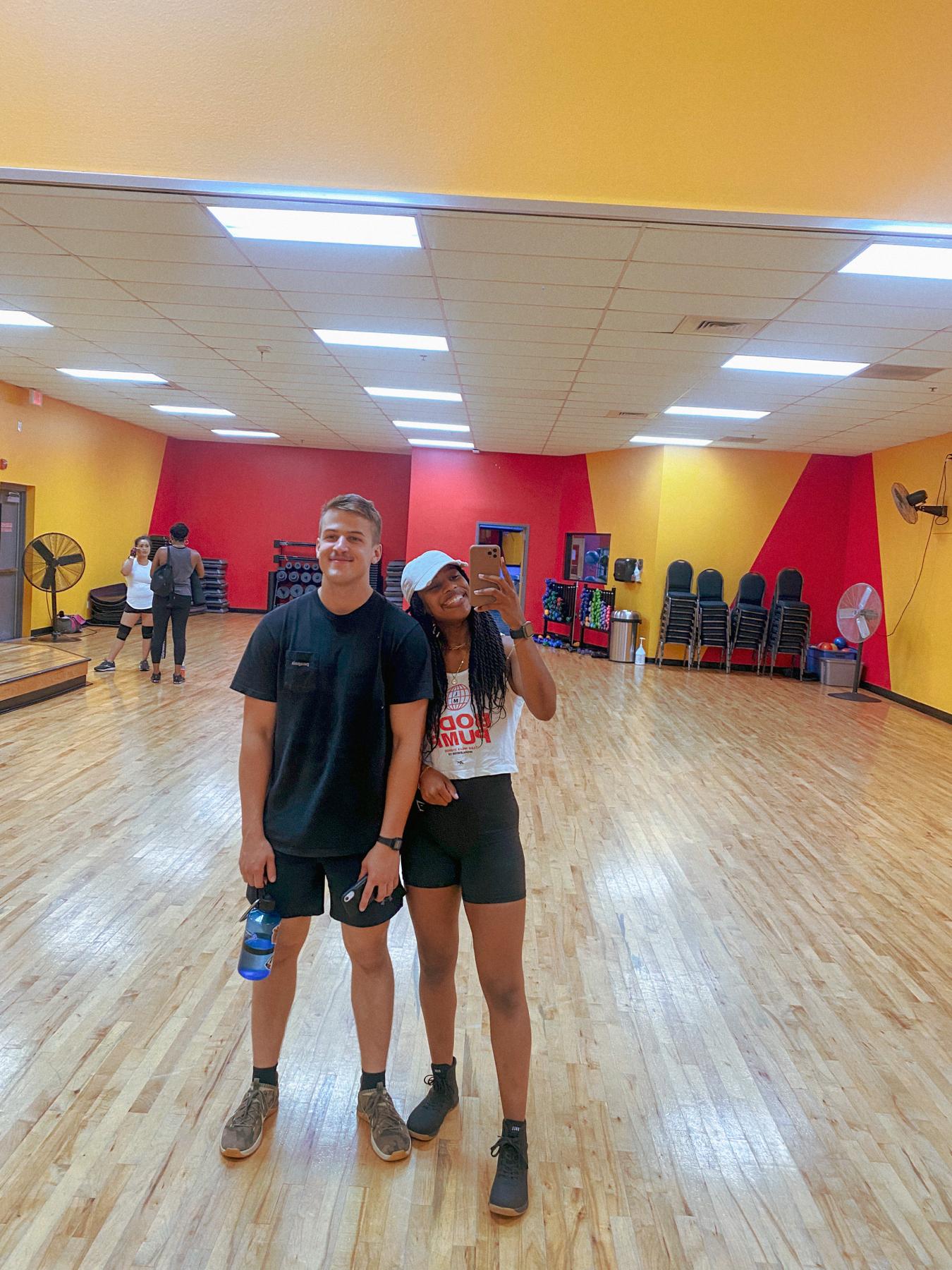 Our many gym dates