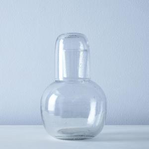 Seeded Glass Carafe
