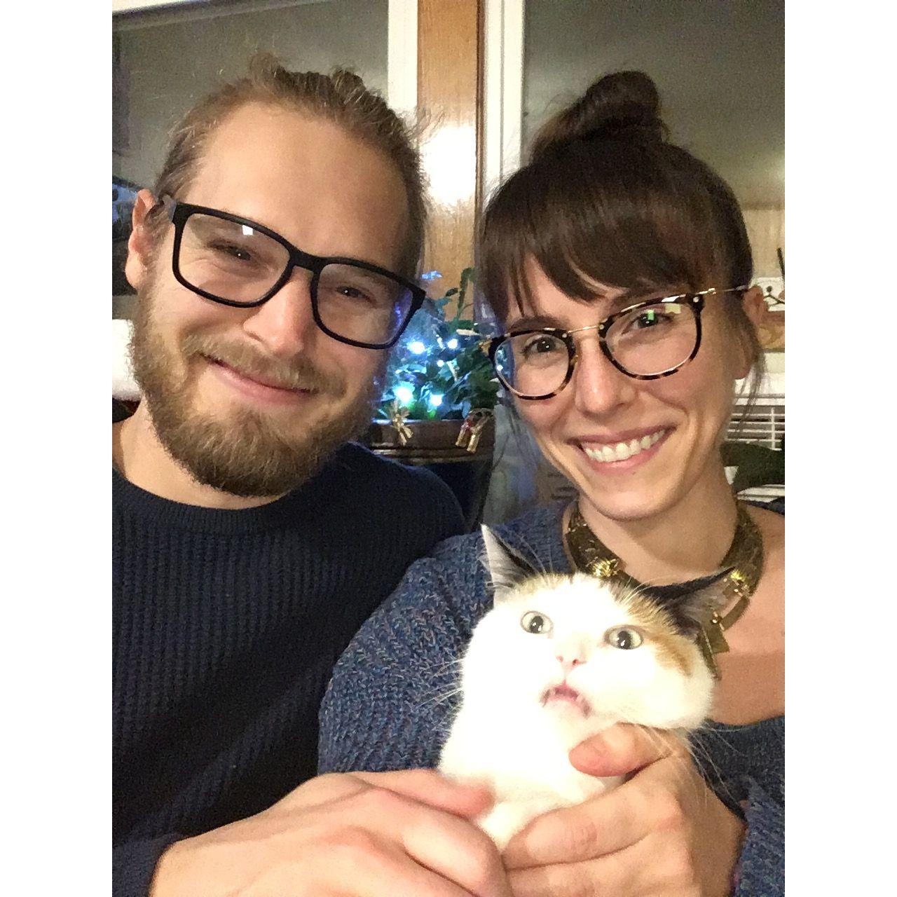Christmas 2021 - Peaches is obviously having the time of her life!