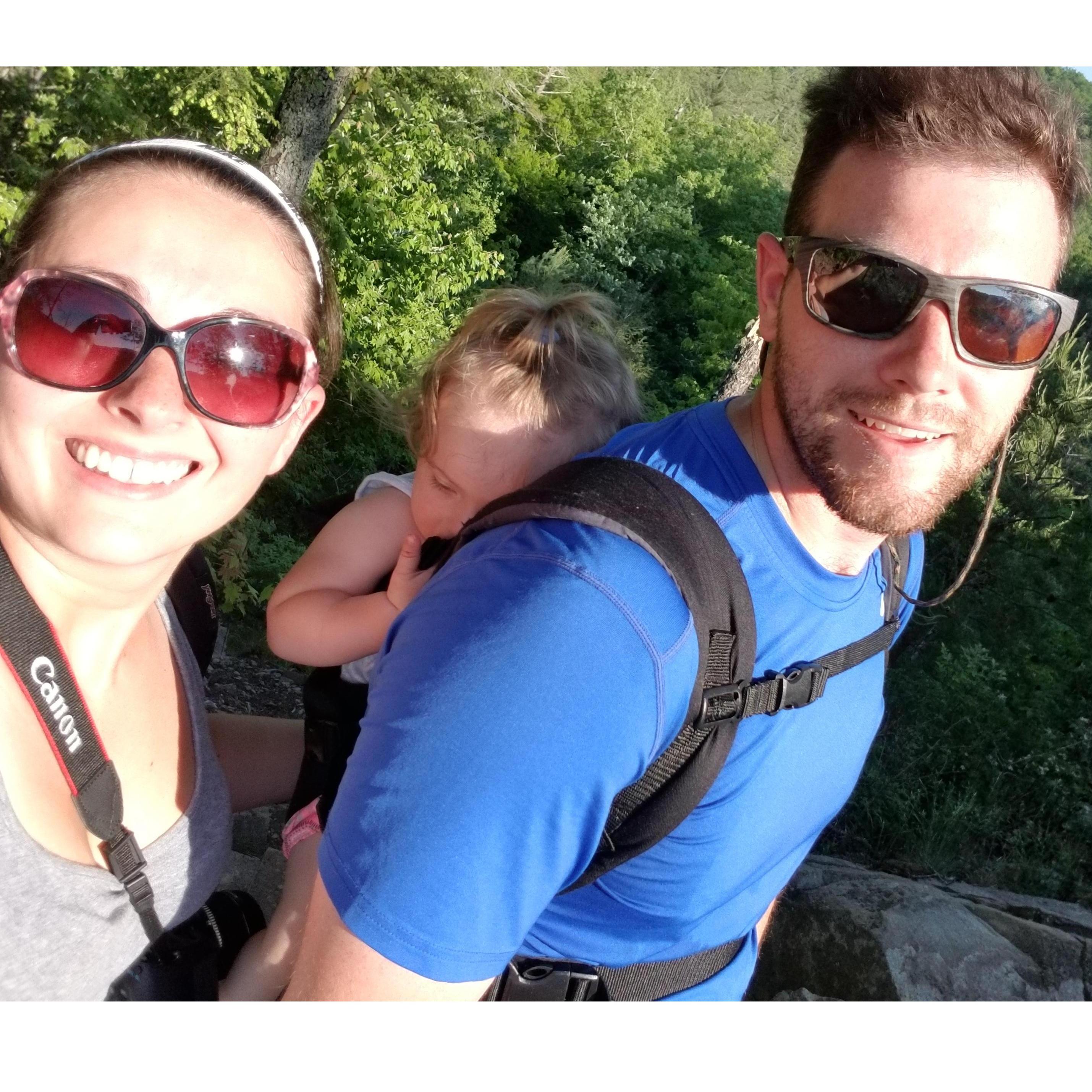 Hiking through the smoky mountains May 2018