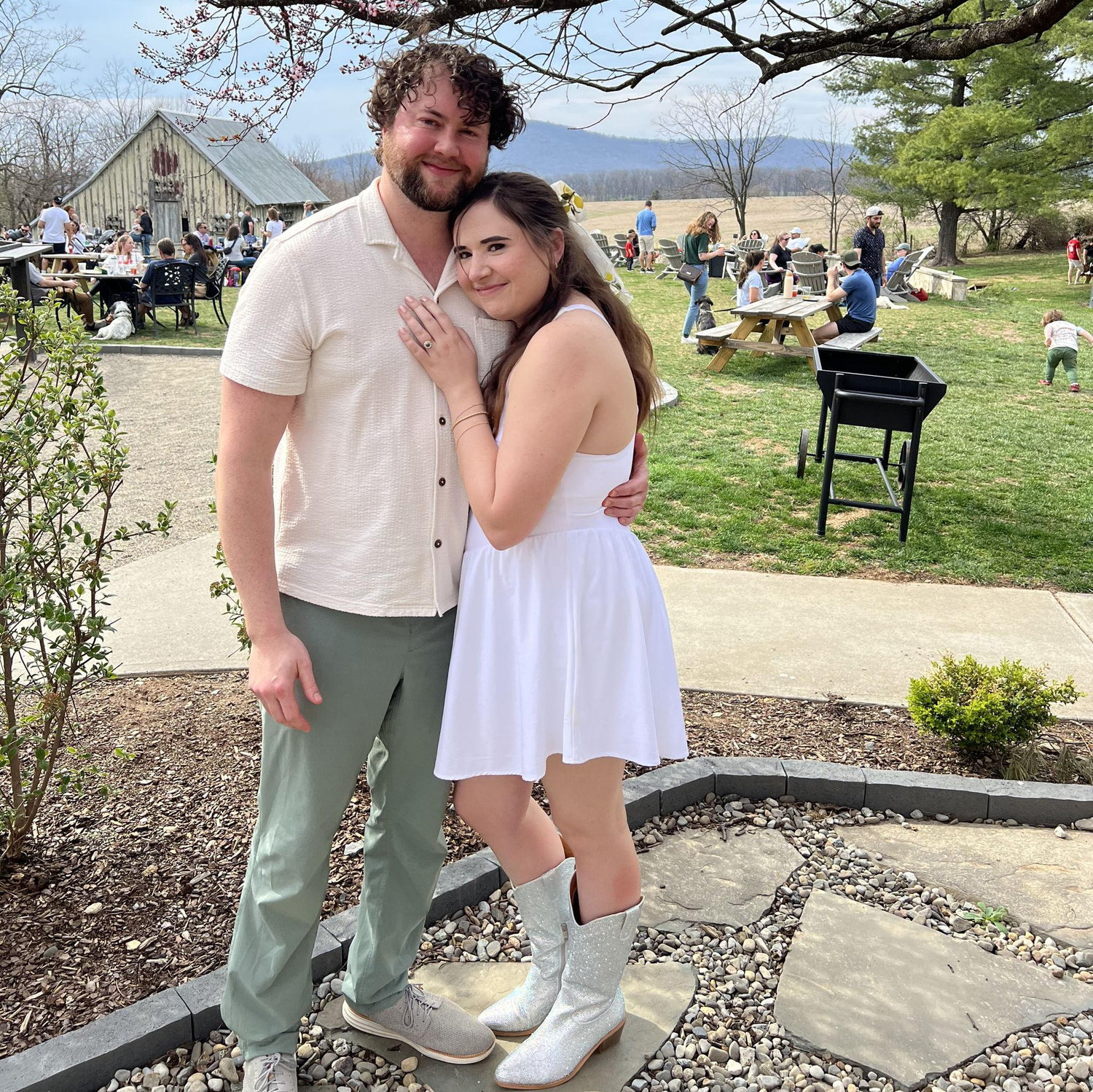 From our engagement party the weekend after we got engaged