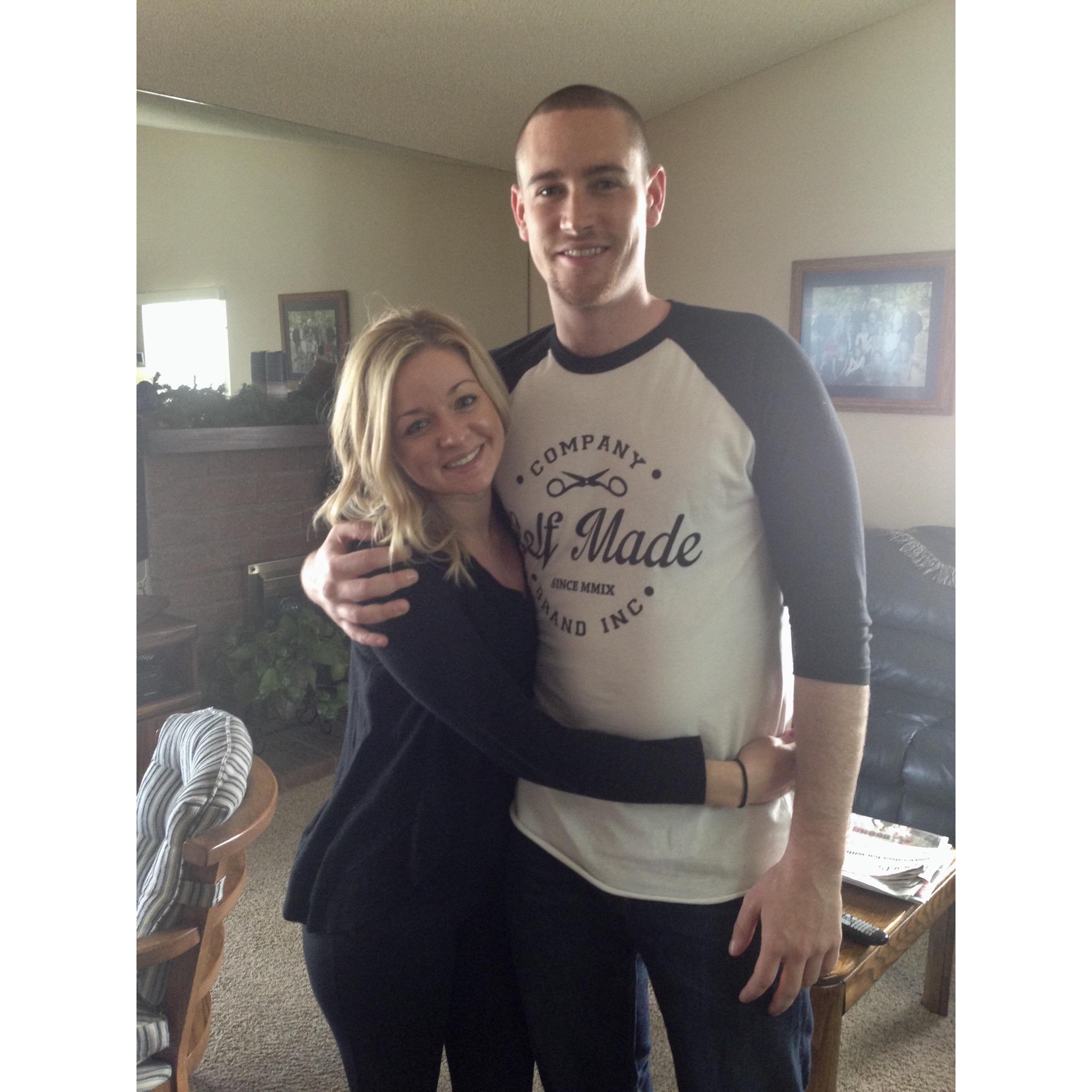 Eddie's first trip to Las Vegas December 2014 to meet the family!