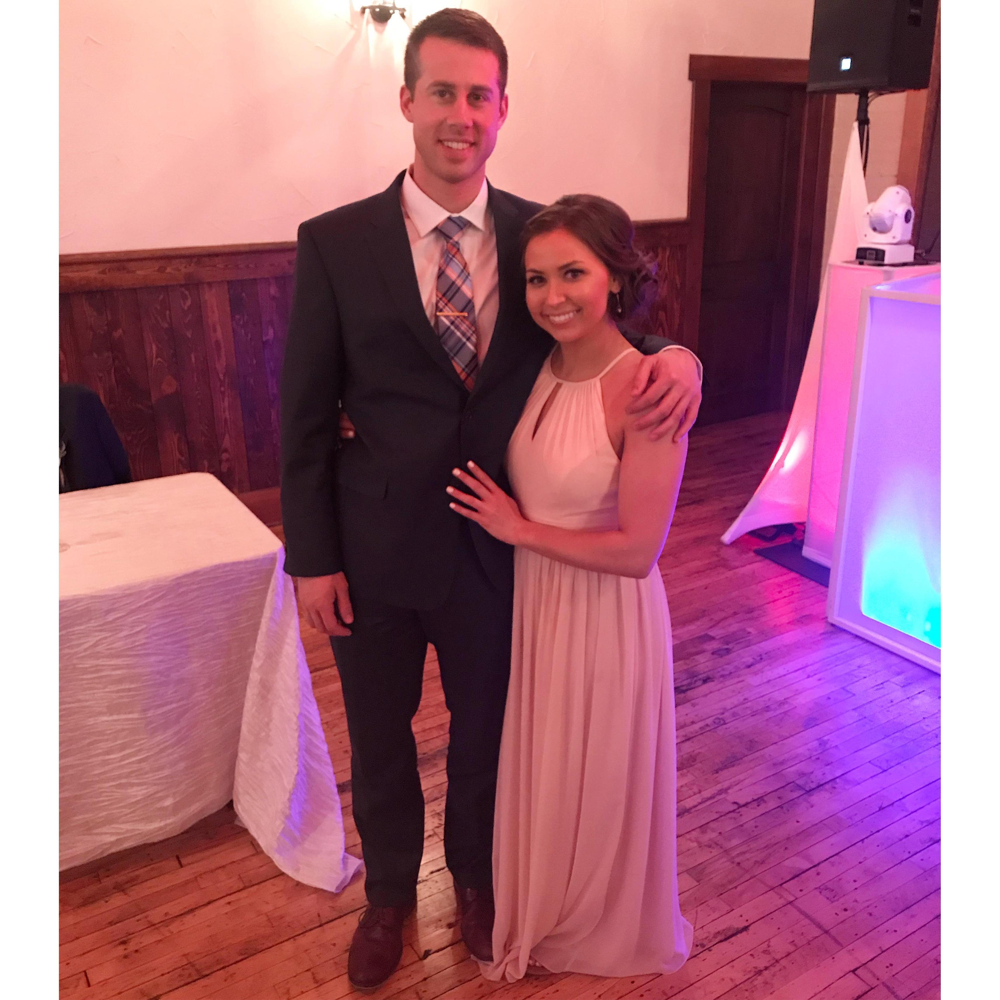 Our first wedding