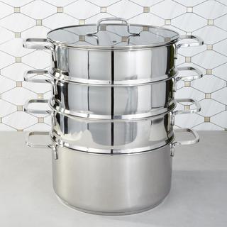 DiNA Helix 5-Piece Stainless Steel Steamer Set