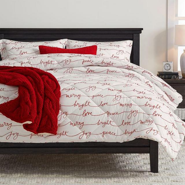 Sentiment Percale Comforter, King/Cal. King