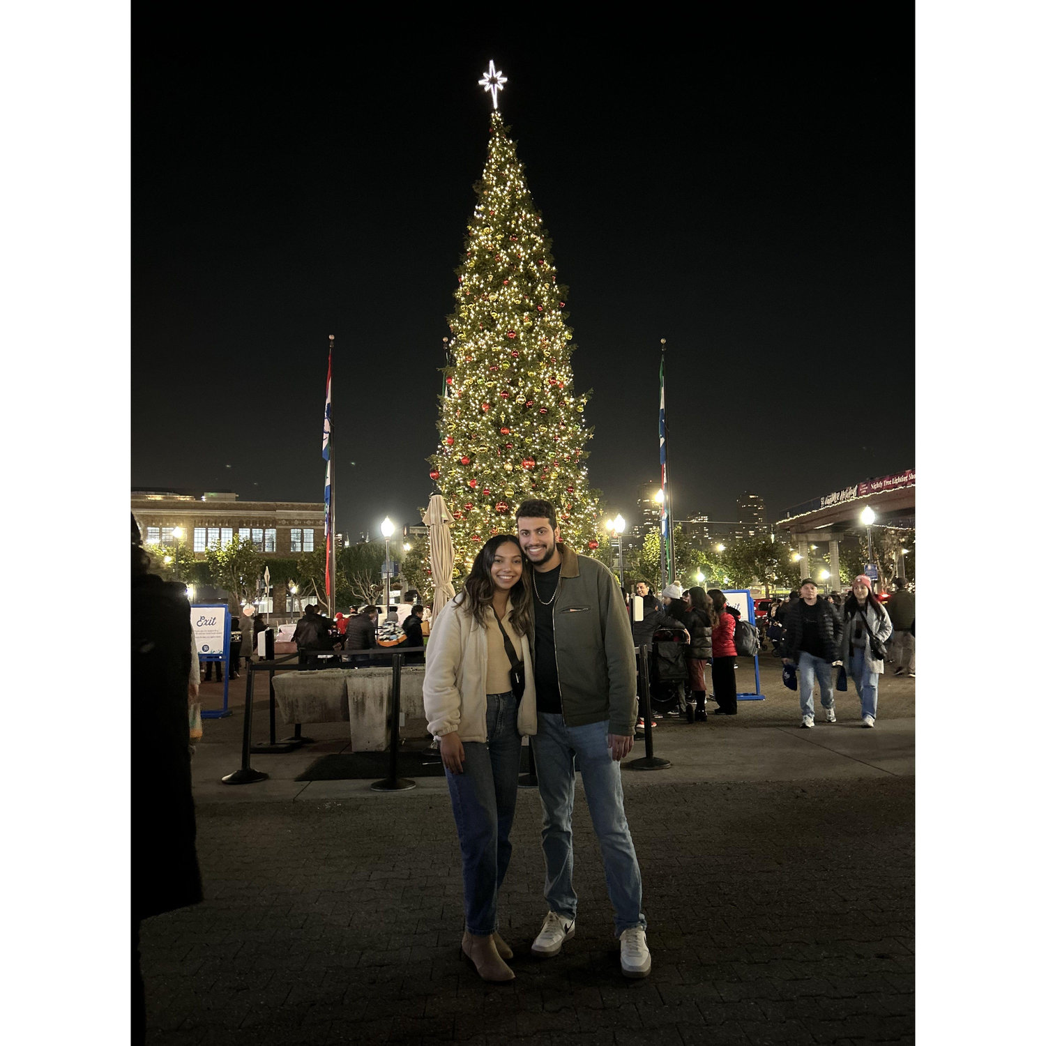 Our first time celebrating the holidays in SF together