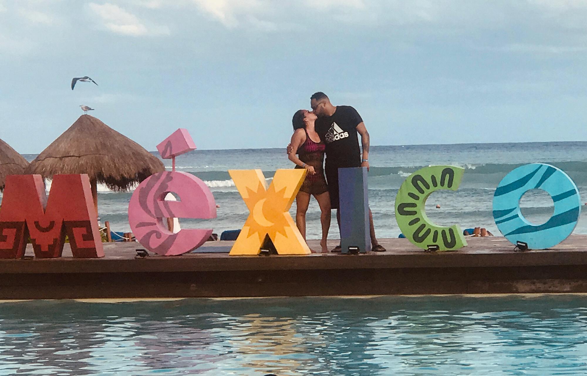 Our first vacation together to beautiful Mexico.