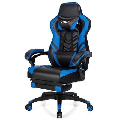 Costway Office Computer Desk Chair Gaming Chair Adjustable Swivel w/Footrest