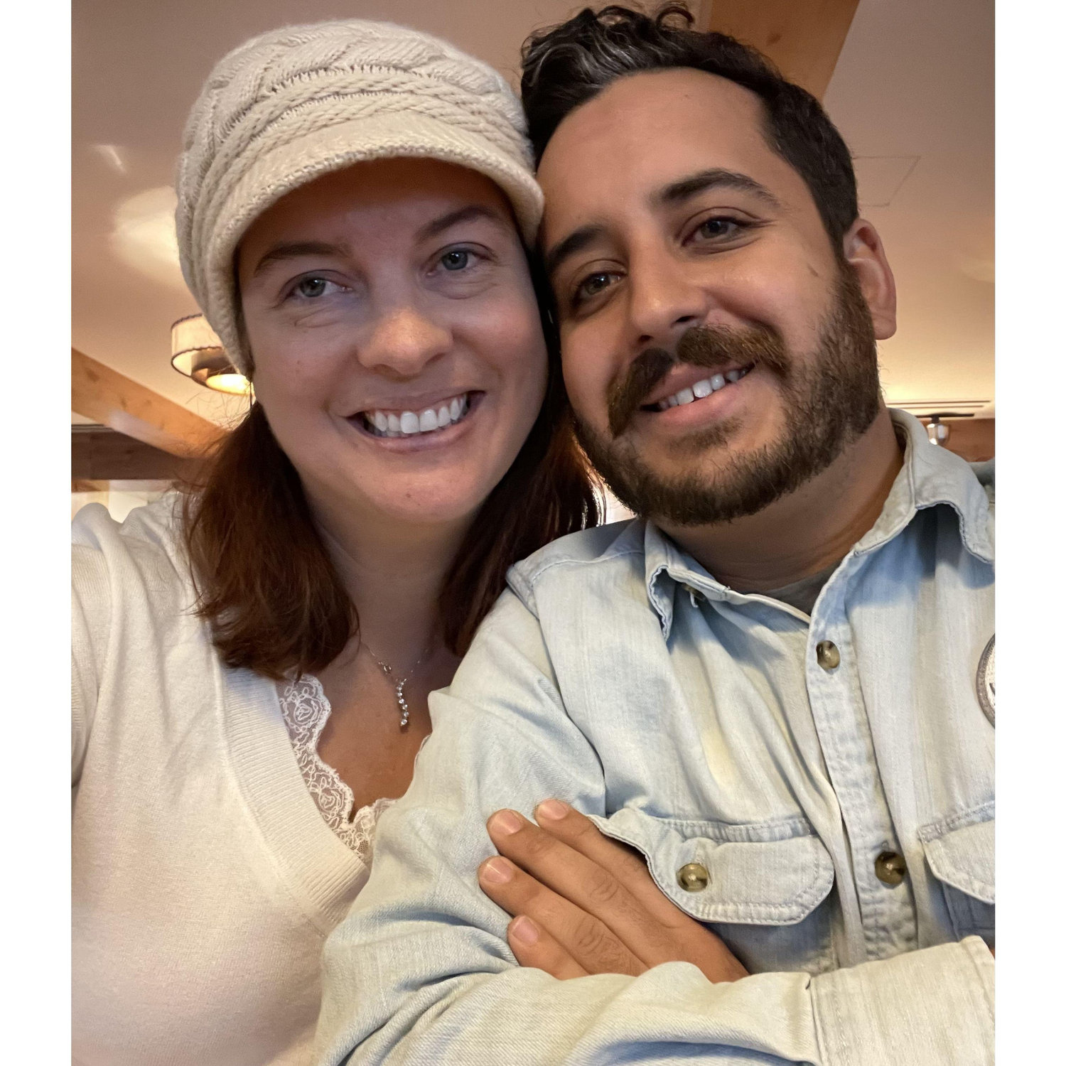 We said we both loved each other at Taos Ski Valley in this photo for the first time!